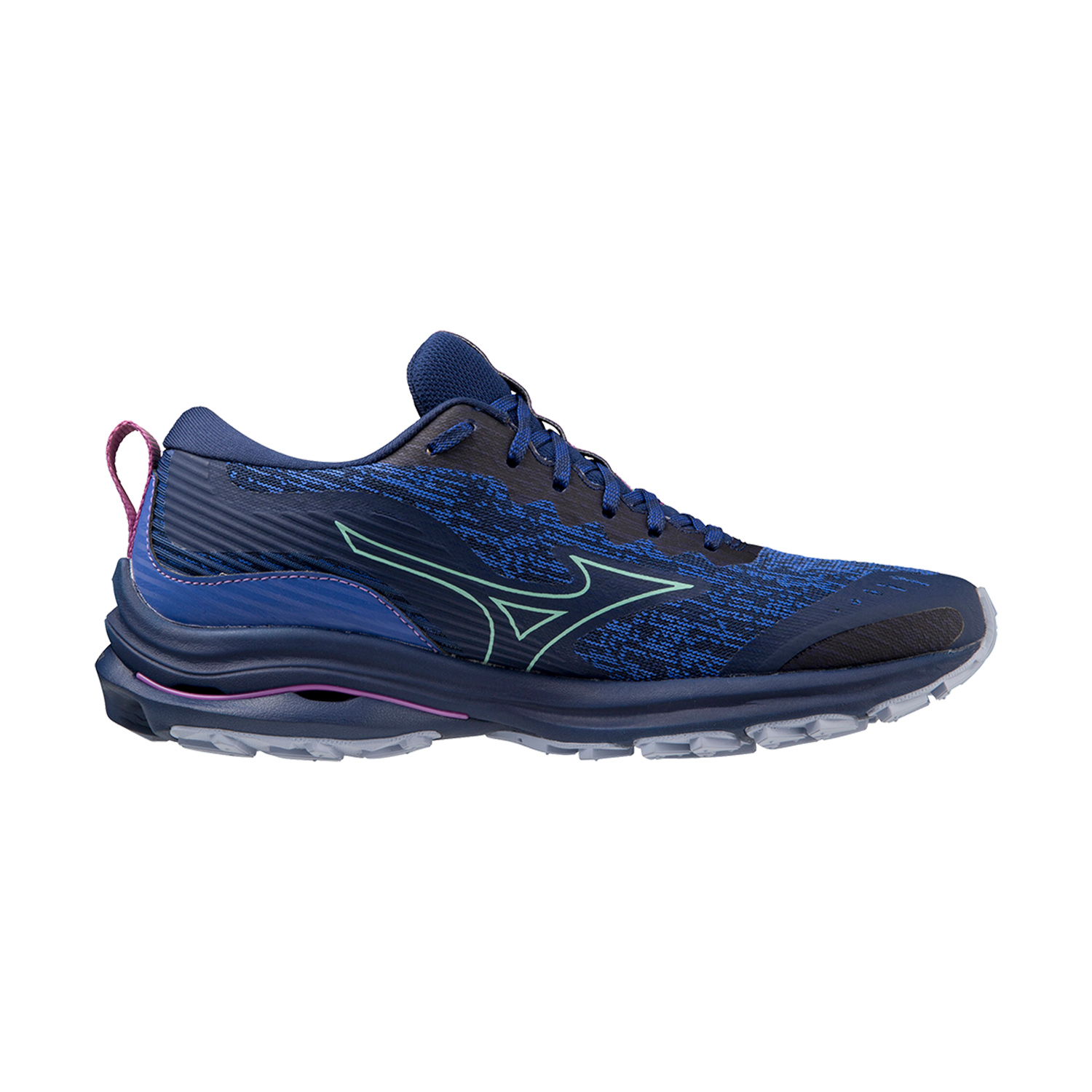 Mizuno Wave Rider TT Blue Depths/Beveled Glass/Vivid Orchid