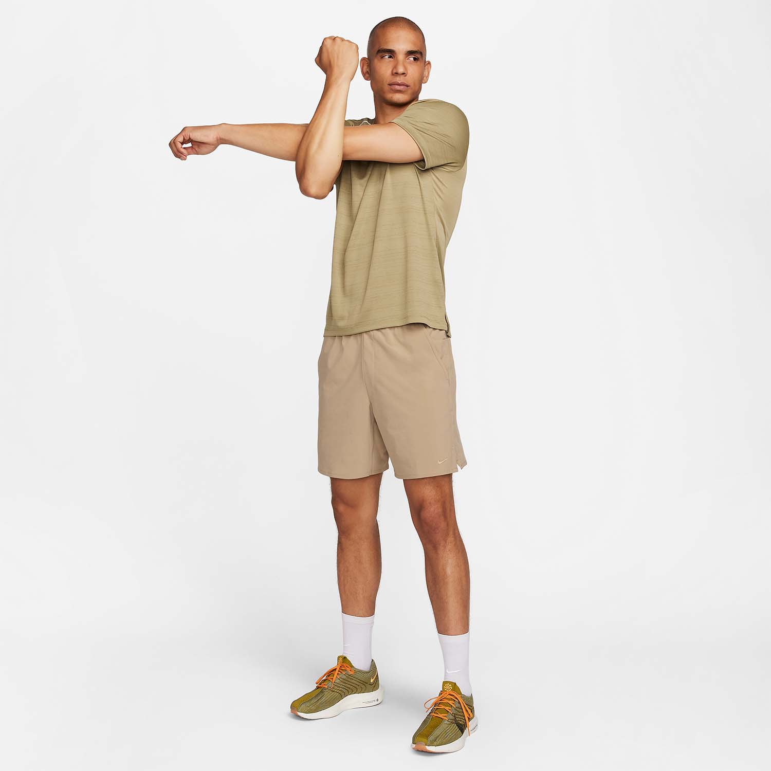 Nike Dri-FIT Unlimited 7in Pantaloncini Khaki/Black