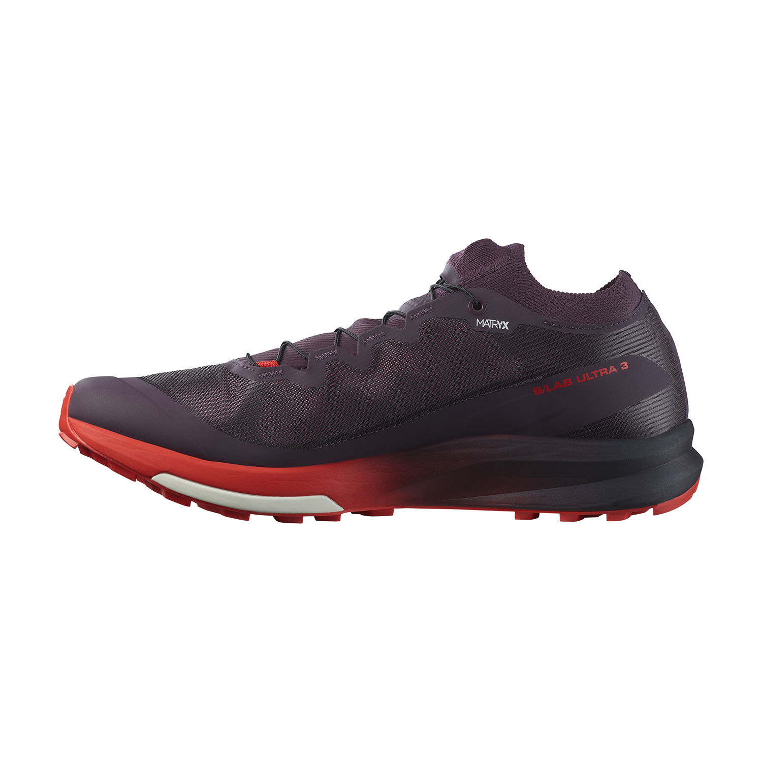 Salomon S/Lab Ultra 3 Plum Perfect/Fiery Red/White