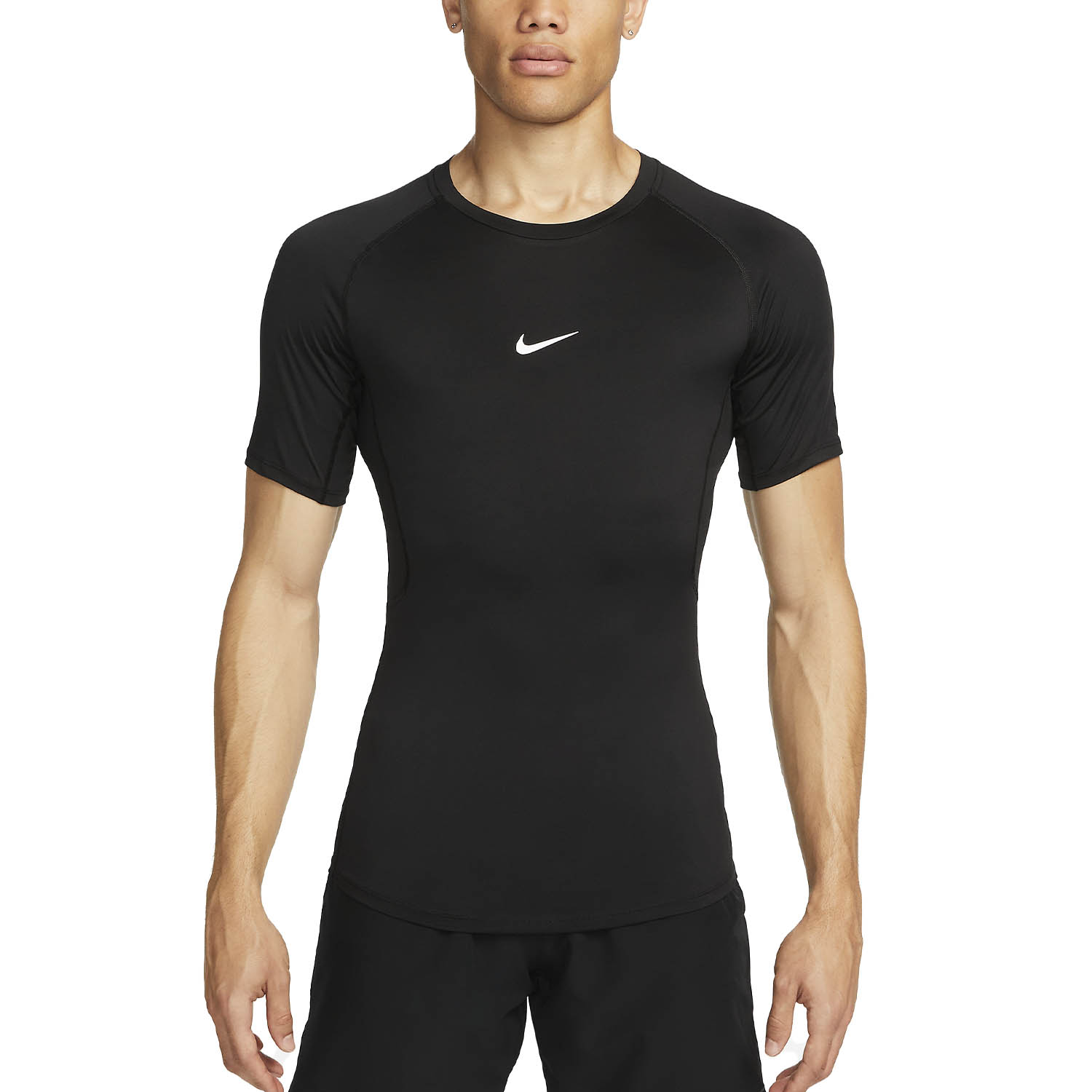 Nike Dri-FIT Logo Maglietta Black/White