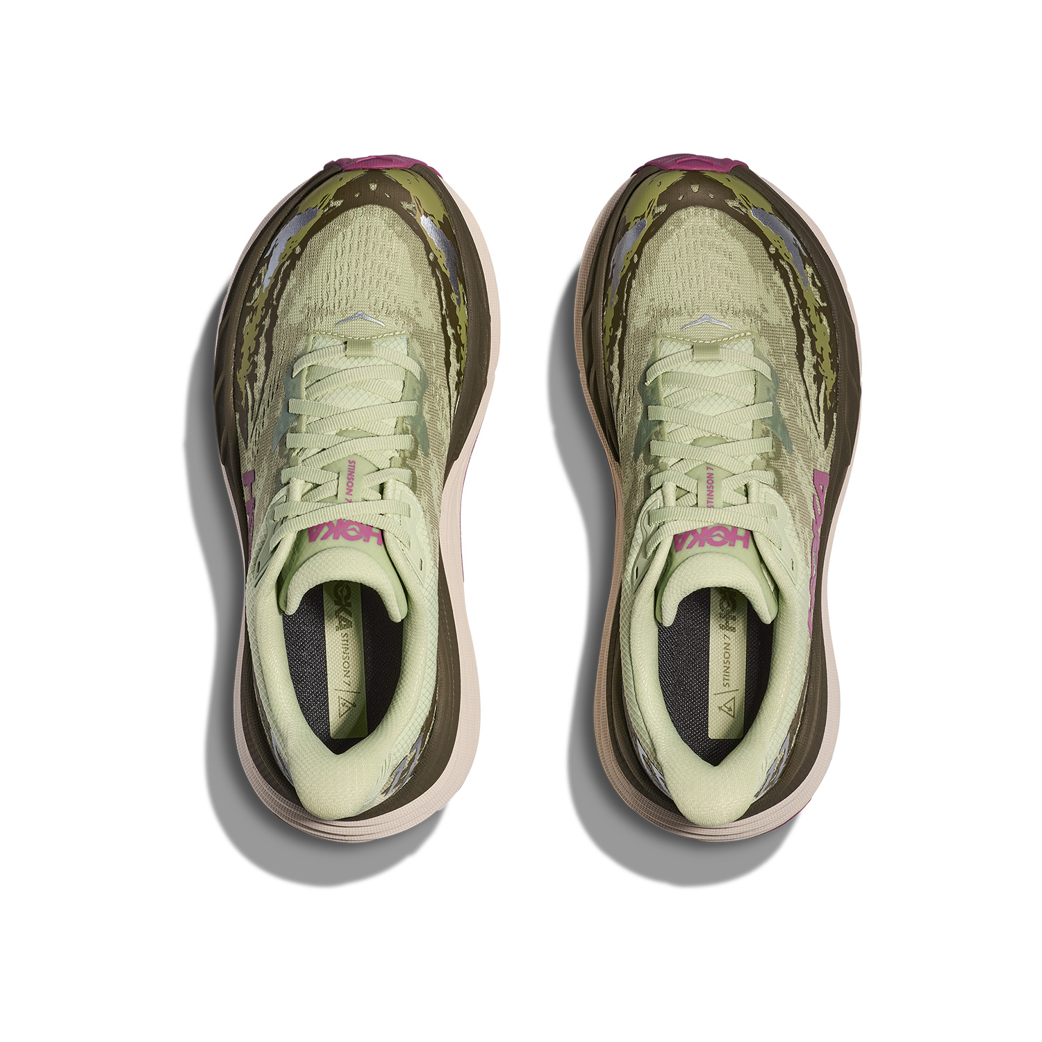 Hoka Stinson 7 Seed Green/Beet Root
