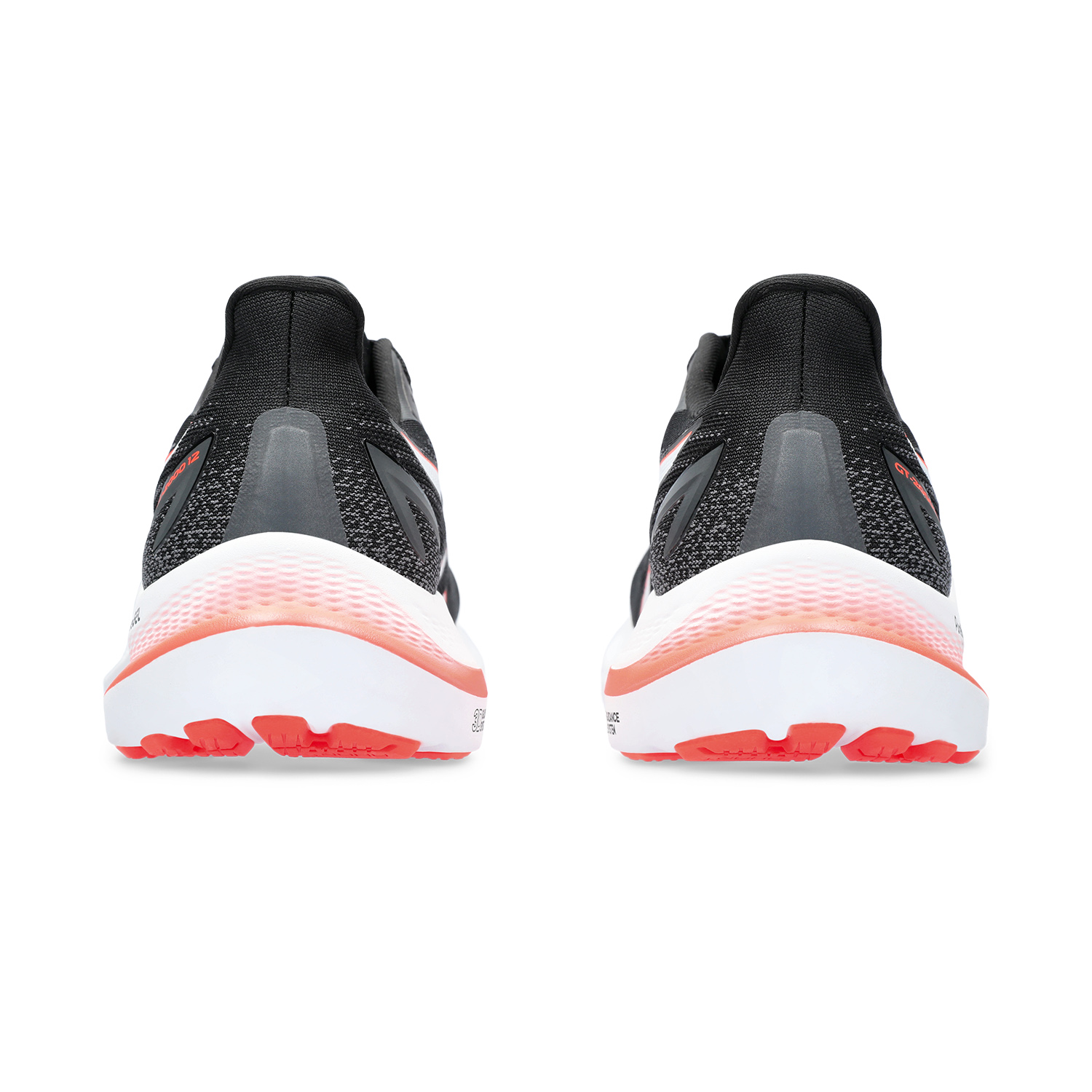 Asics GT 2000 12 Black/Sunrise Red