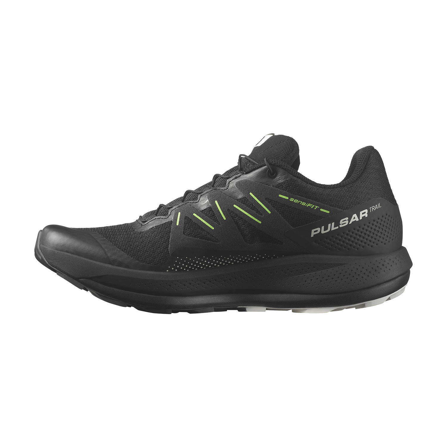 Salomon Pulsar Trail Black/Green Gecko