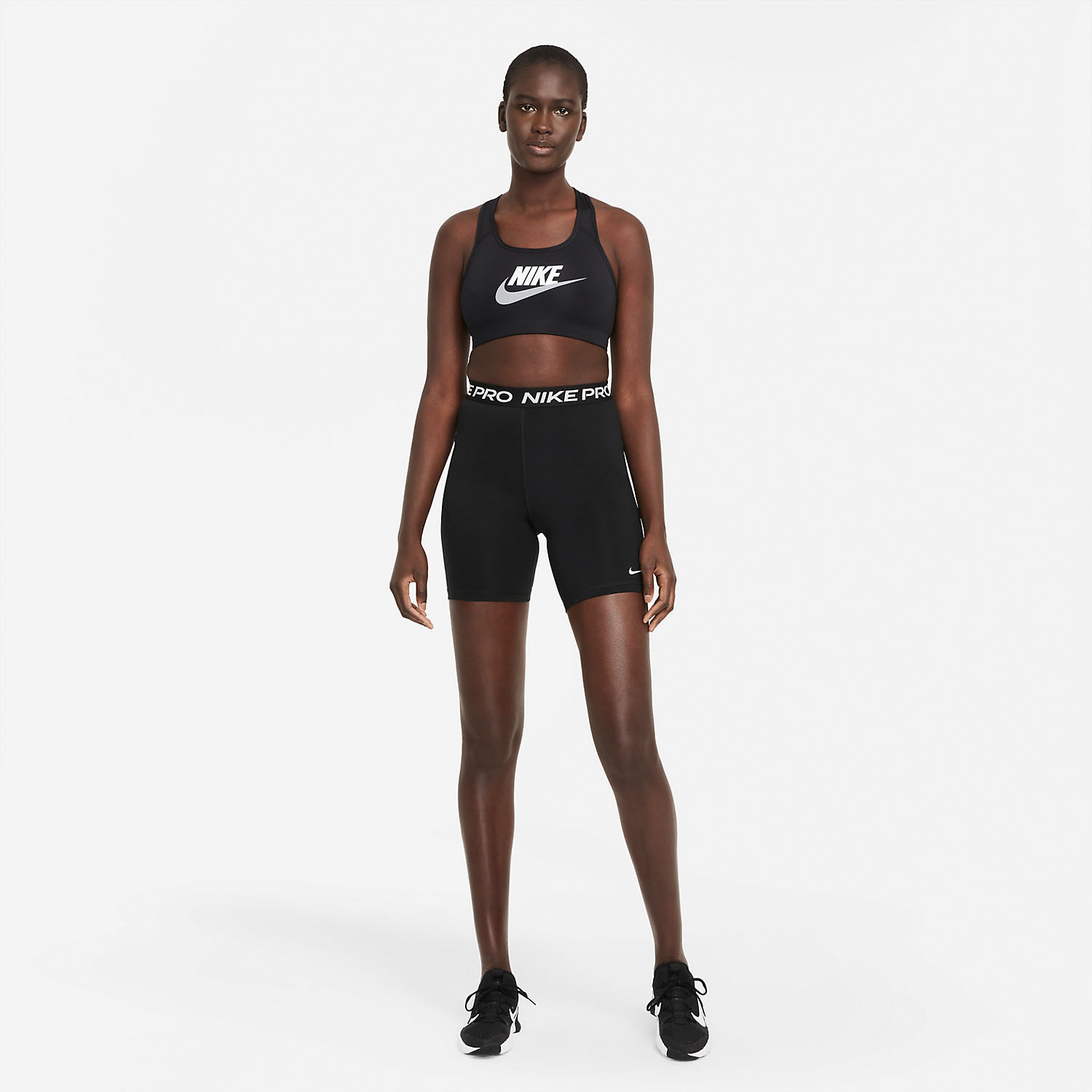 Nike Futura Reggiseno Sportivo Black/White/Particle Grey