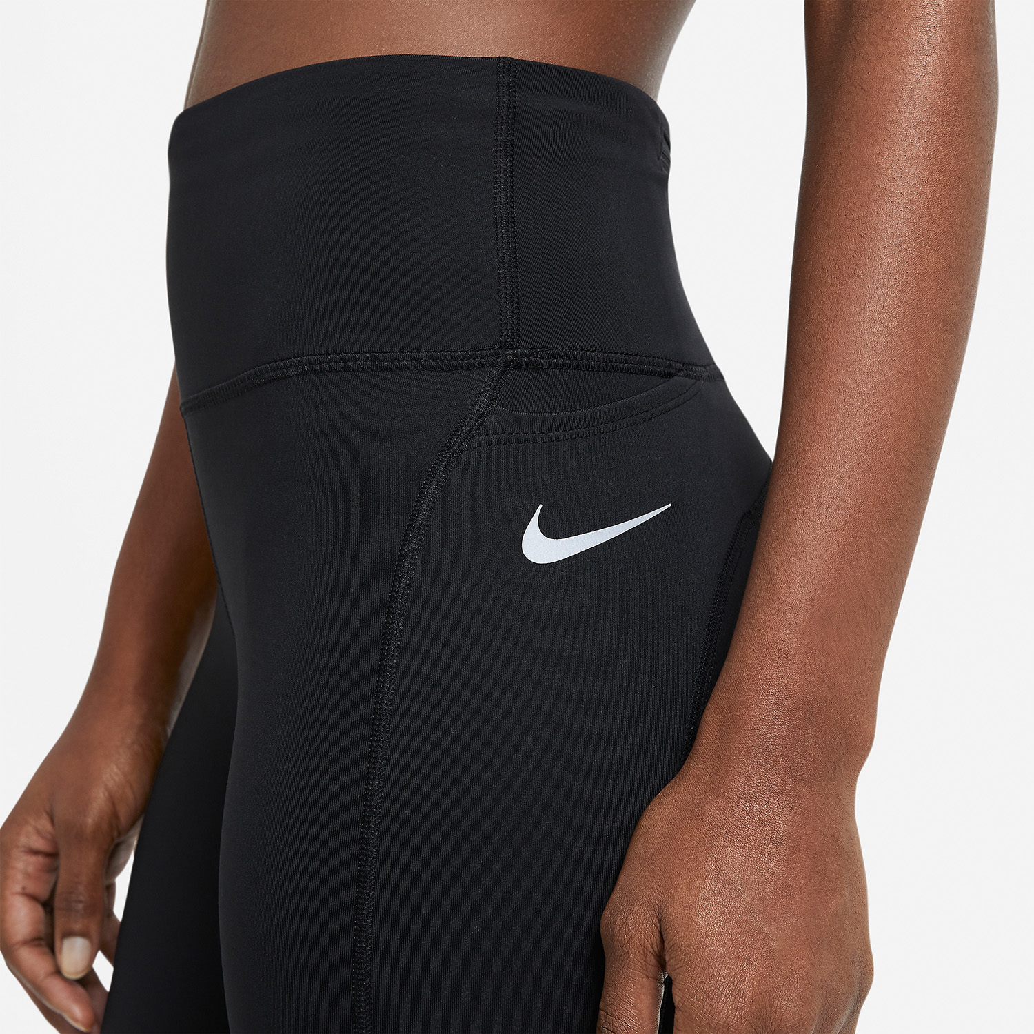 Nike Dri-FIT Fast 3/4 Tights Black/Reflective Silver