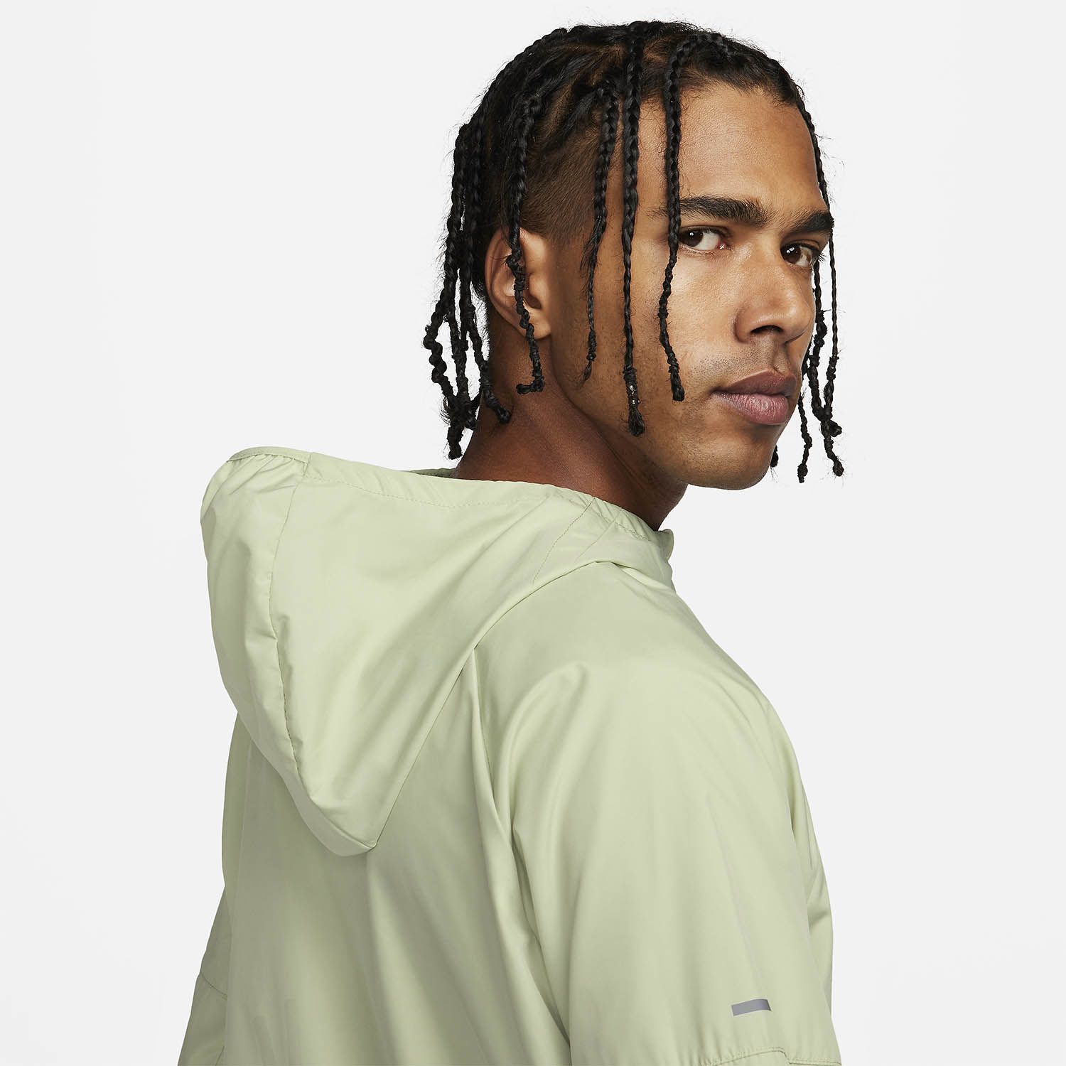 Nike Repel Miler Giacca Olive Aura/Reflective Silver