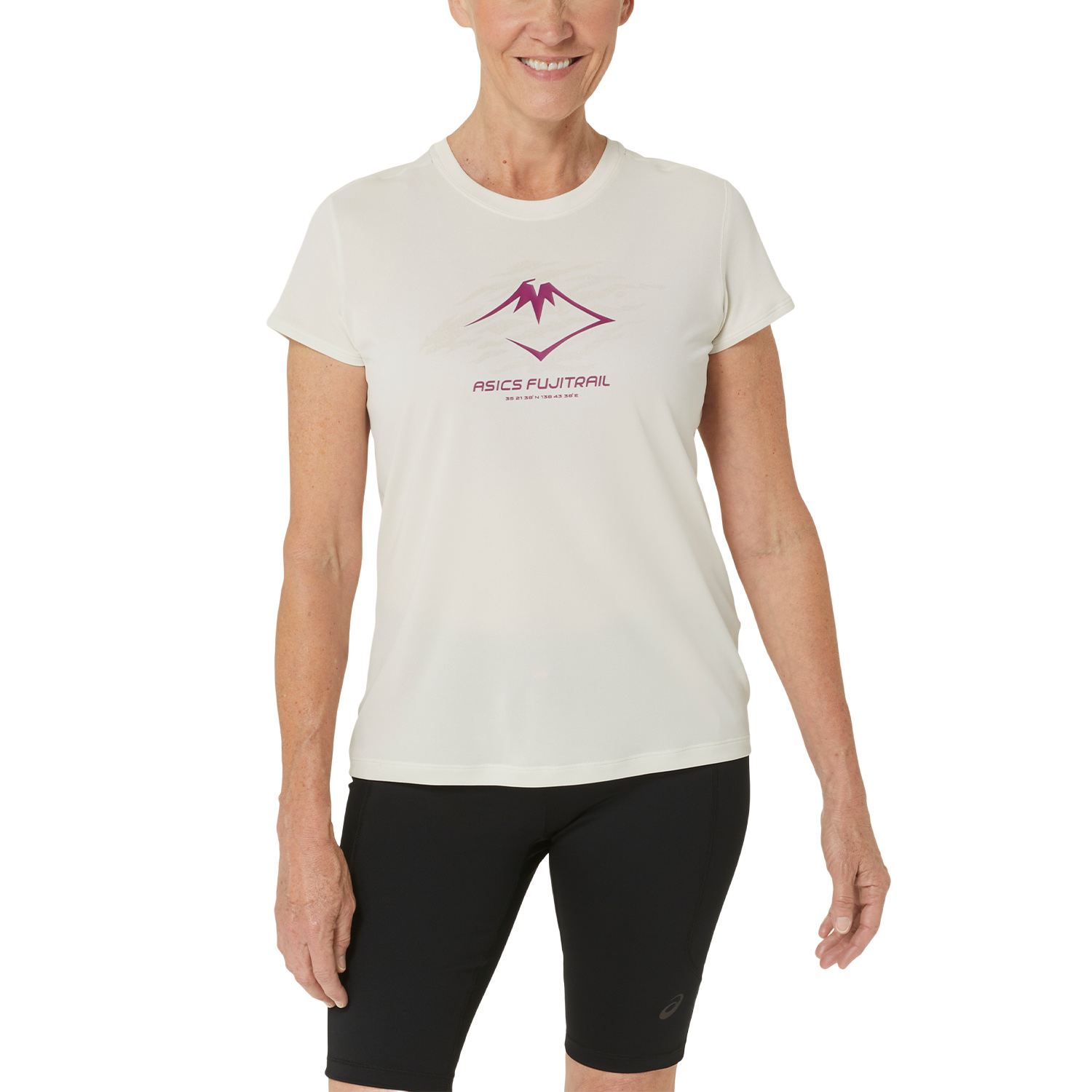 Asics Fujitrail Logo Maglietta Birch