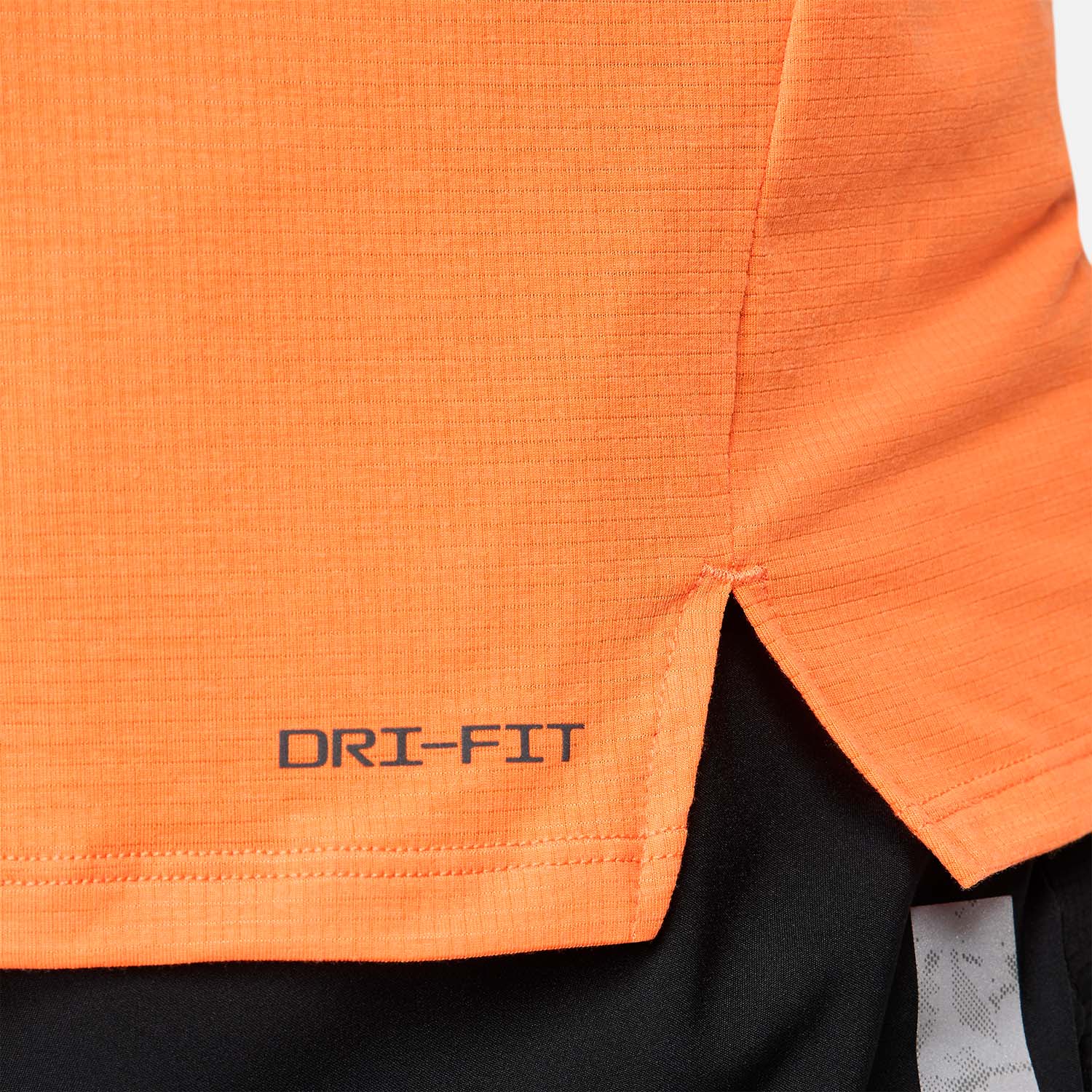 Nike Dri-FIT Rise Logo Maglietta Bright Mandarin/Barely Grape/Black