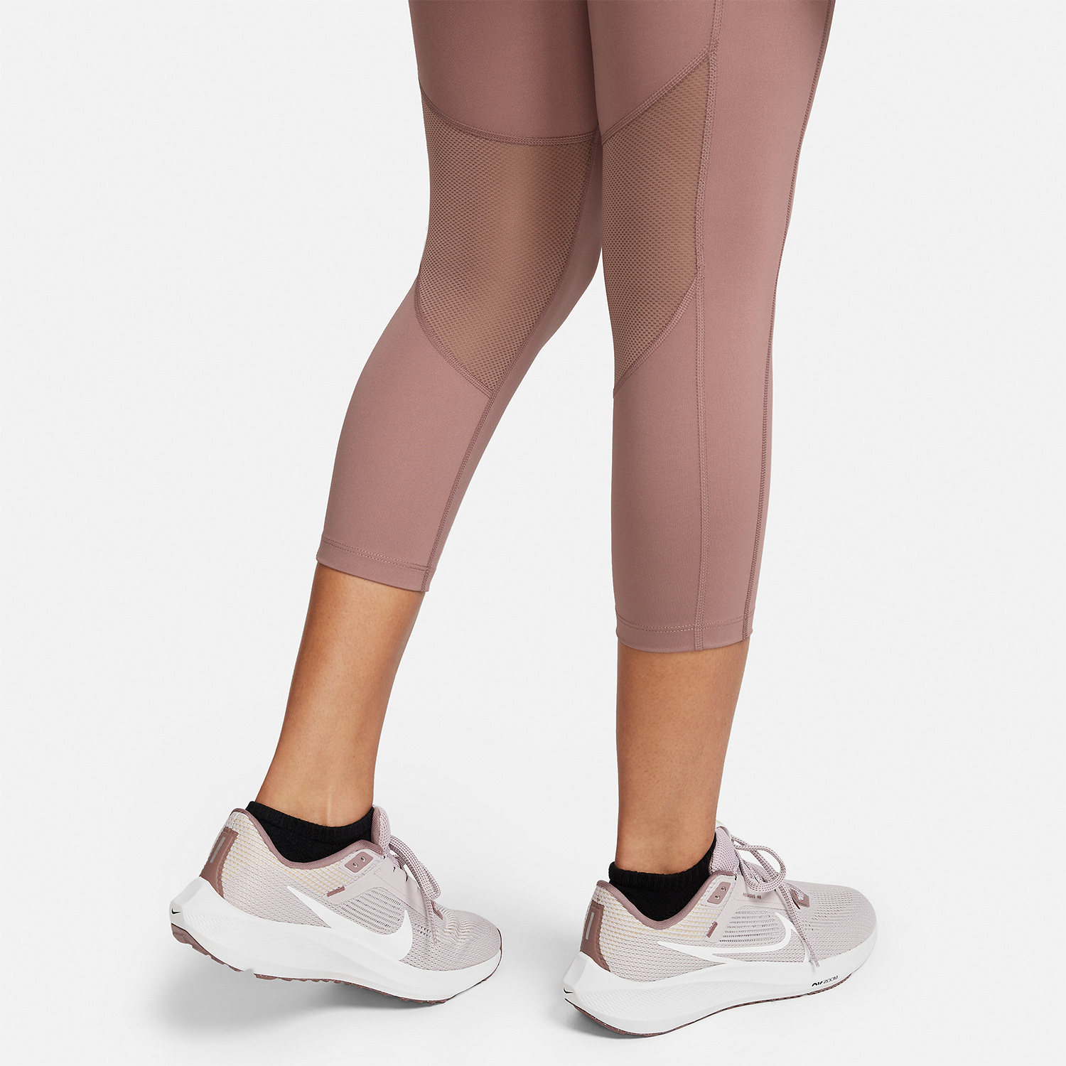 Nike Dri-FIT Fast 3/4 Tights Smokey Mauve/Reflective Silver