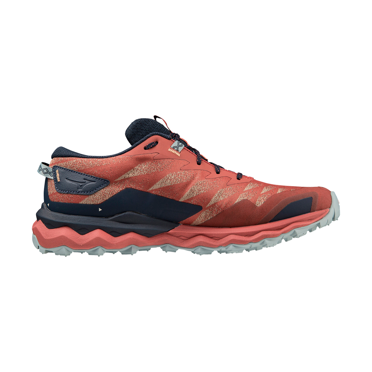 Mizuno Wave Daichi 7 Mineral Red/Dress Blues/Tourmaline
