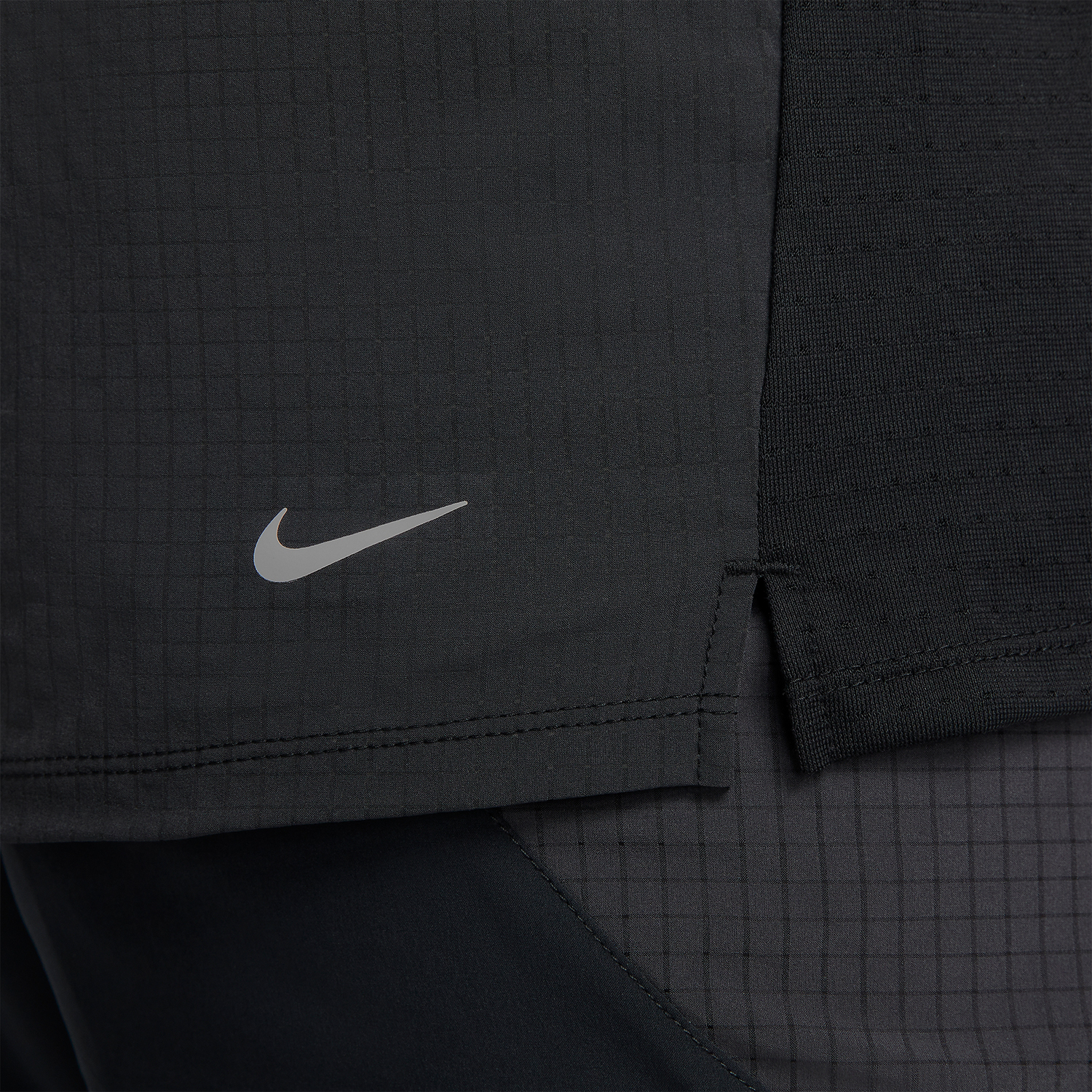 Nike Dri-FIT Solar Chase Maglietta Black/White