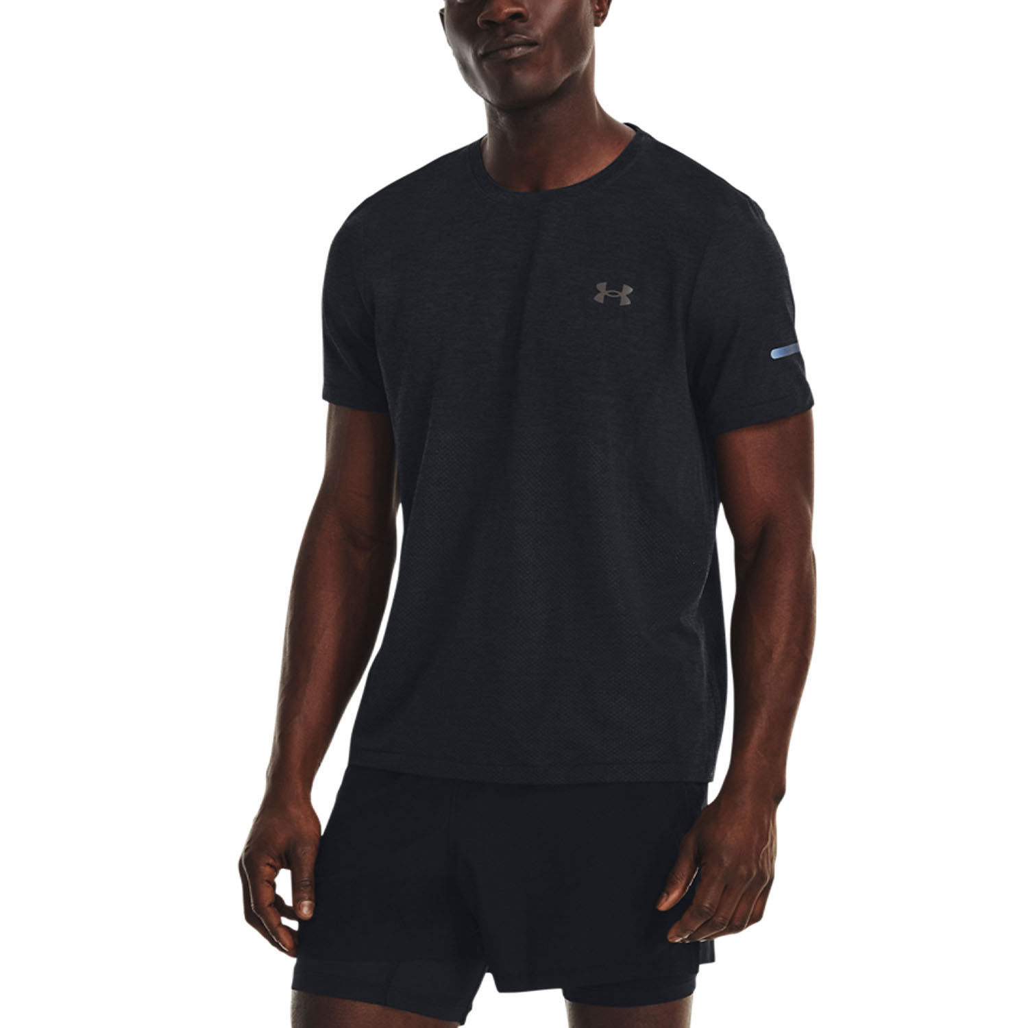 Under Armour Seamless Stride Maglietta Black/Reflective