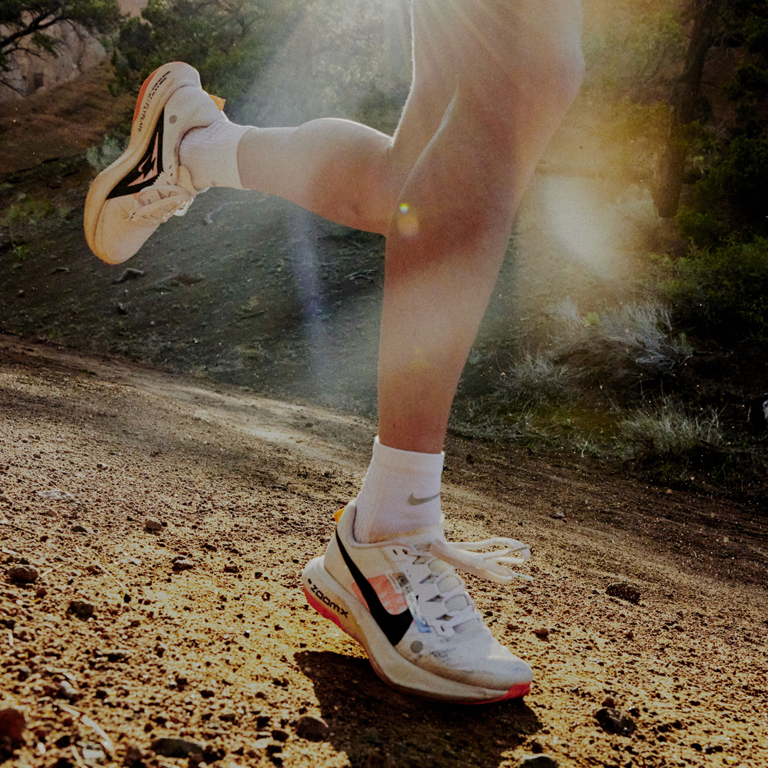 Nike Ultrafly White/Black/Total Orange/Pale Ivory