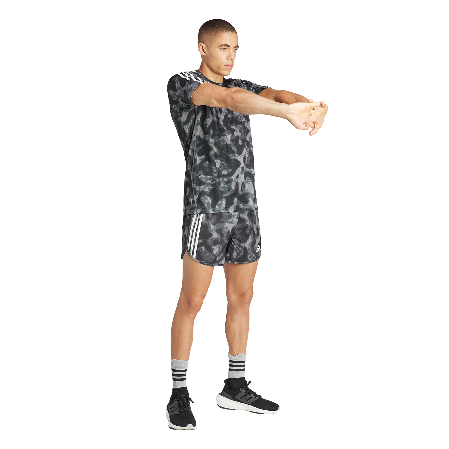 adidas Own The Run AEROREADY 5in Pantaloncini Grey Four/Grey Six/Carbon/Black