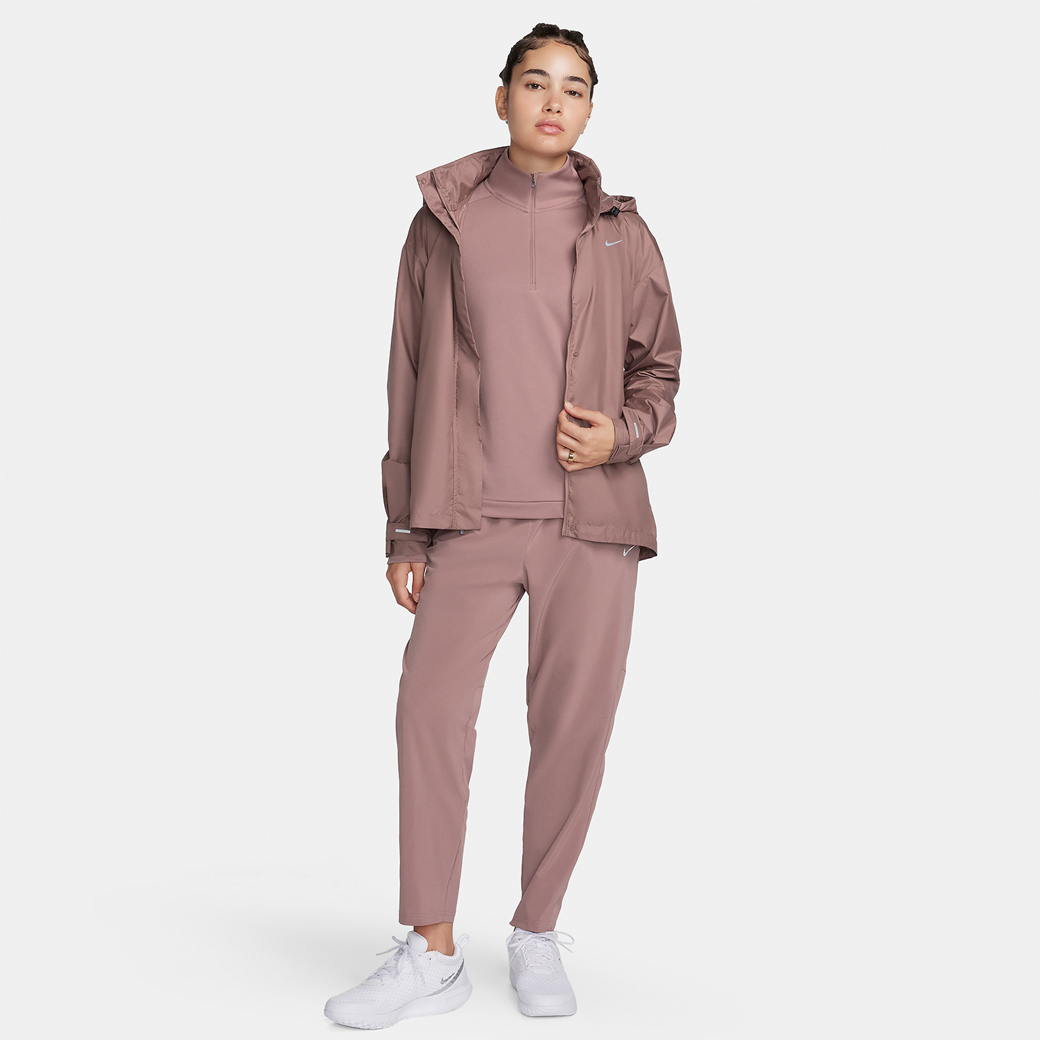 Nike Fast Repel Giacca Smokey Mauve/Black/Reflective Silver