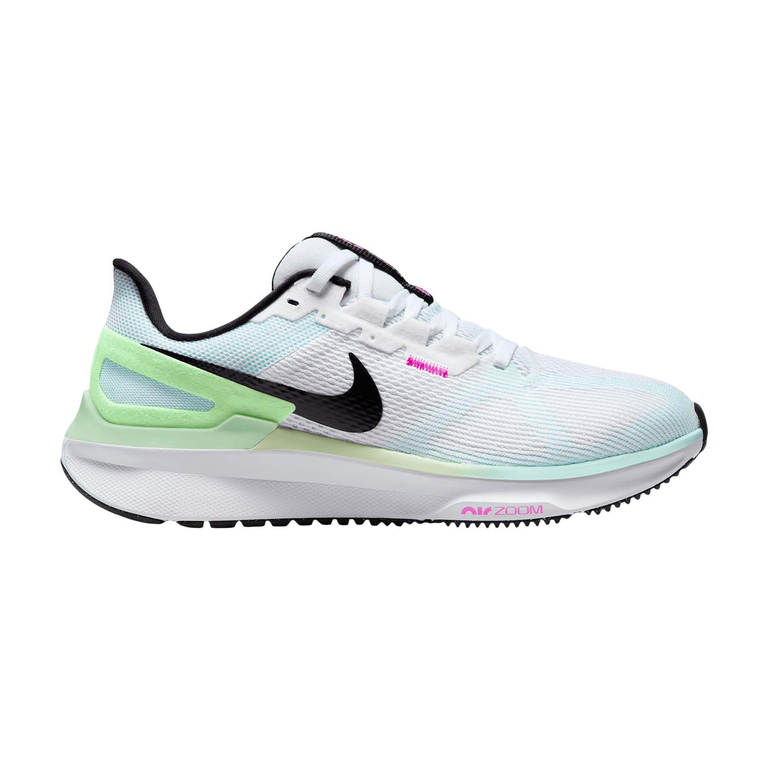 Nike Air Zoom Structure 25 White/Black/Glacier Blue/Vapor Green