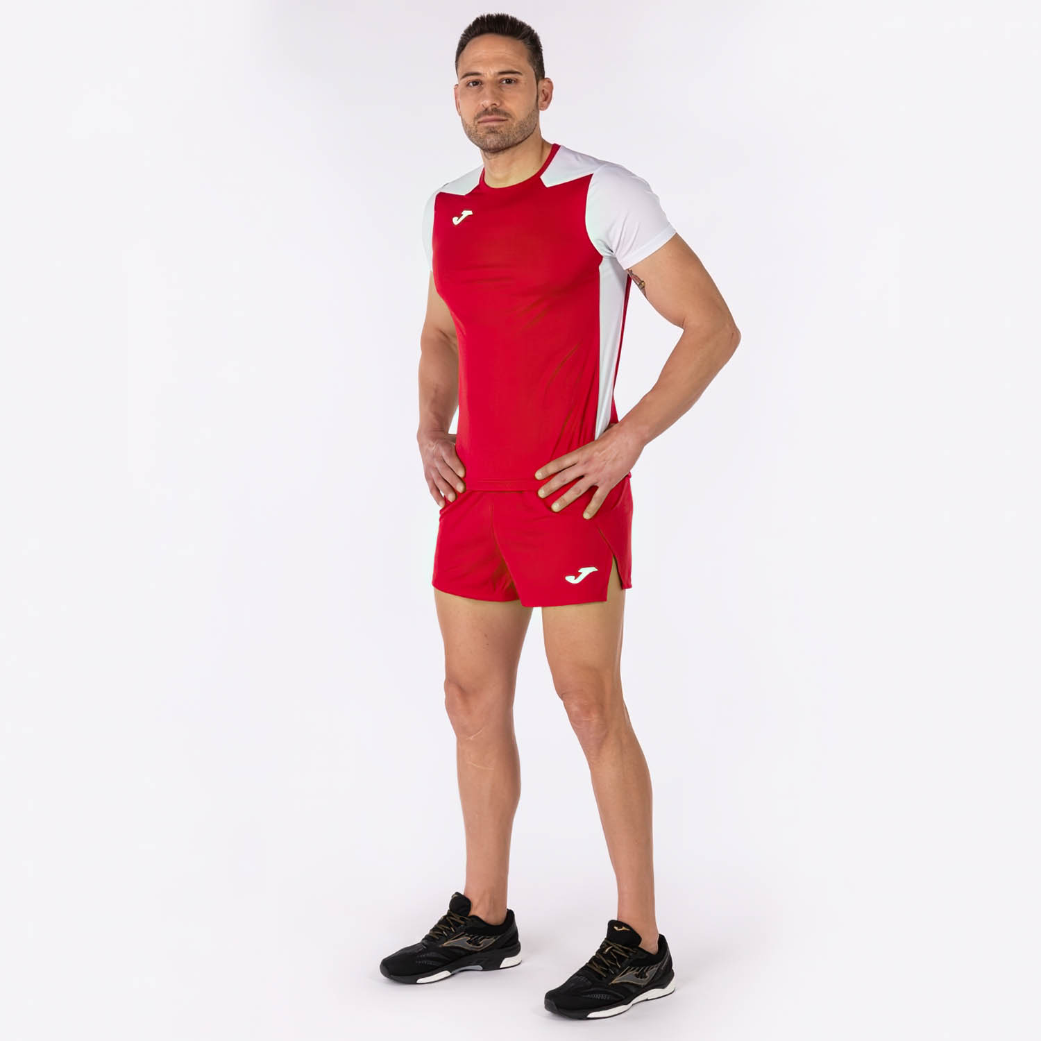 Joma Record II Maglietta Red/White