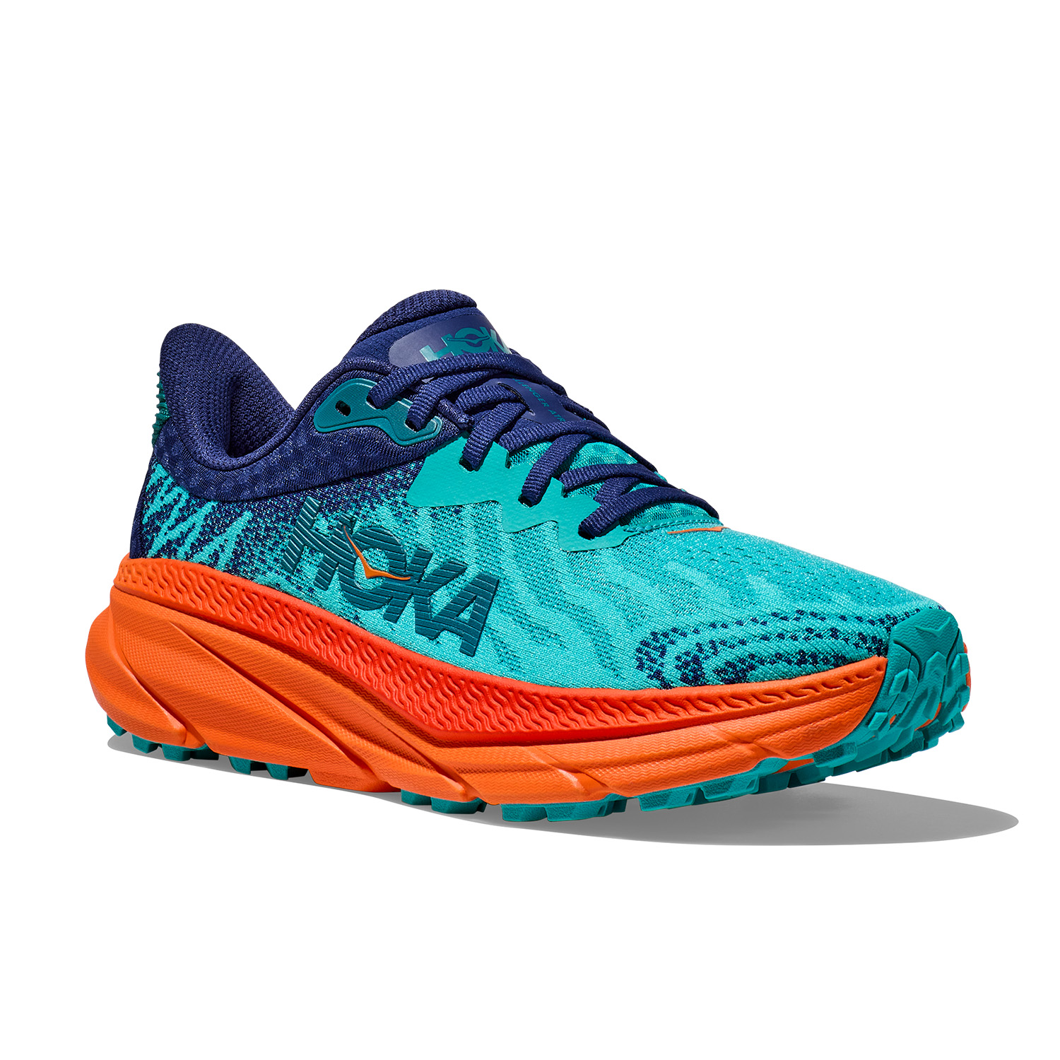 Hoka Challenger 7 Ceramic/Vibrant Orange