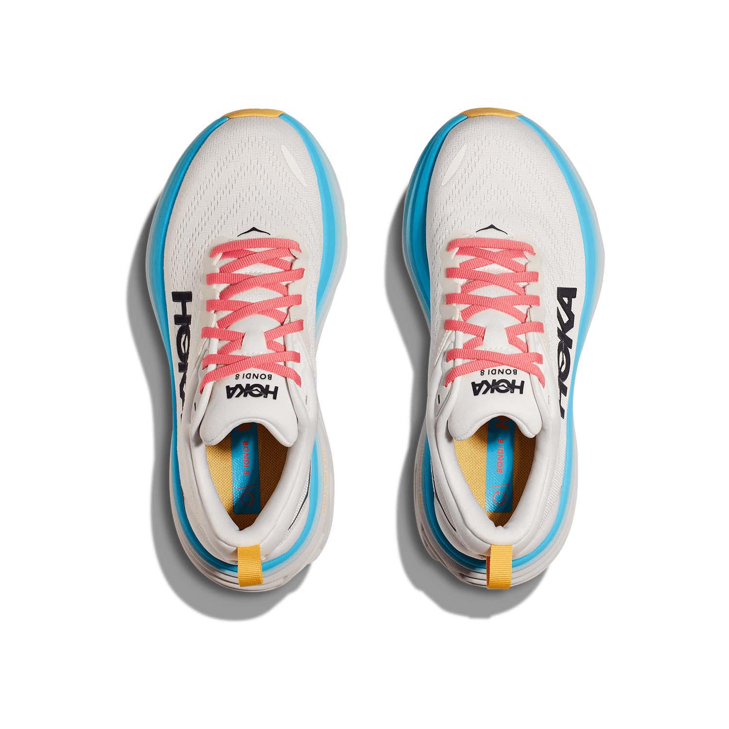Hoka Bondi 8 Blanc De Blanc/Swim Day