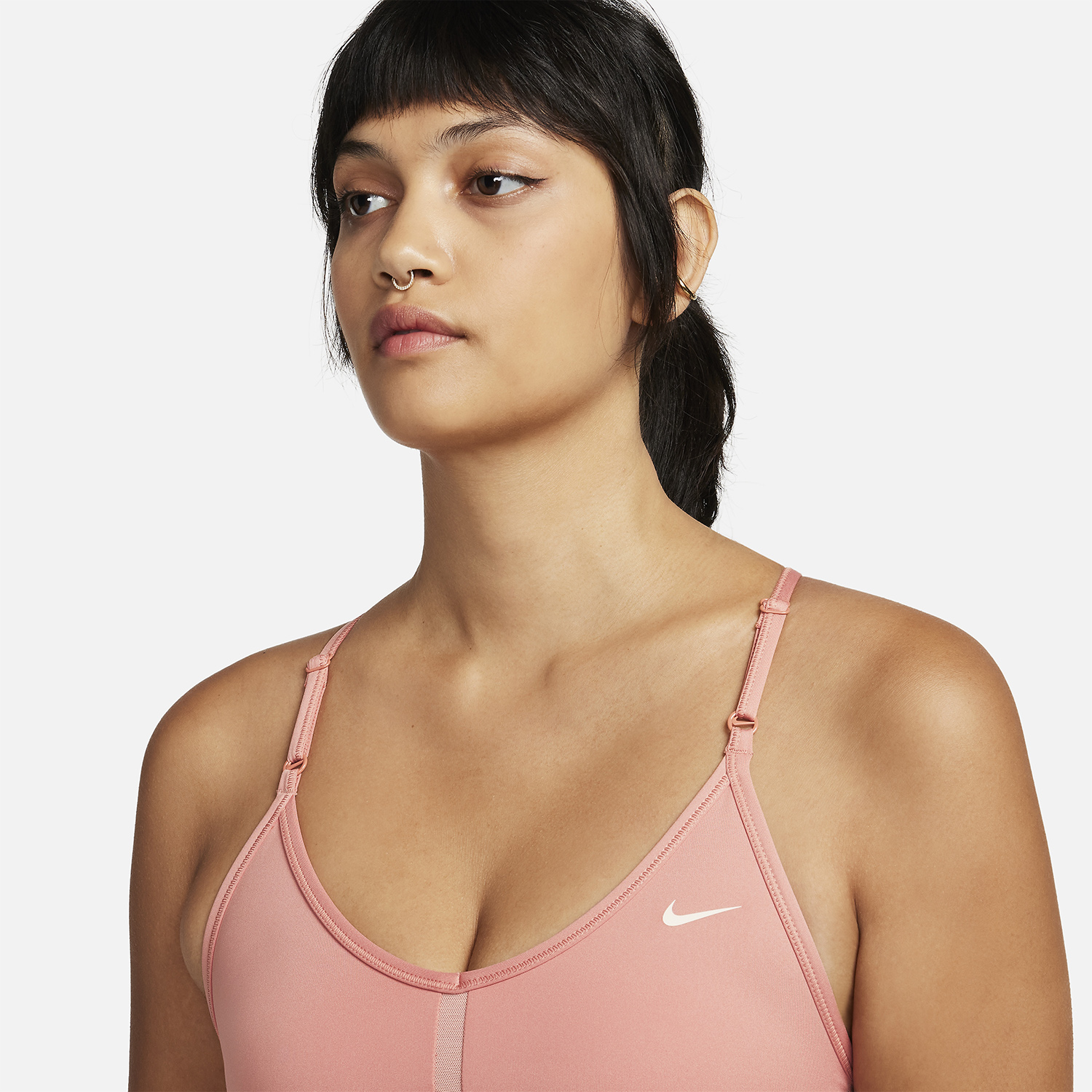 Nike Indy Reggiseno Sportivo Red Stardust/Guava Ice