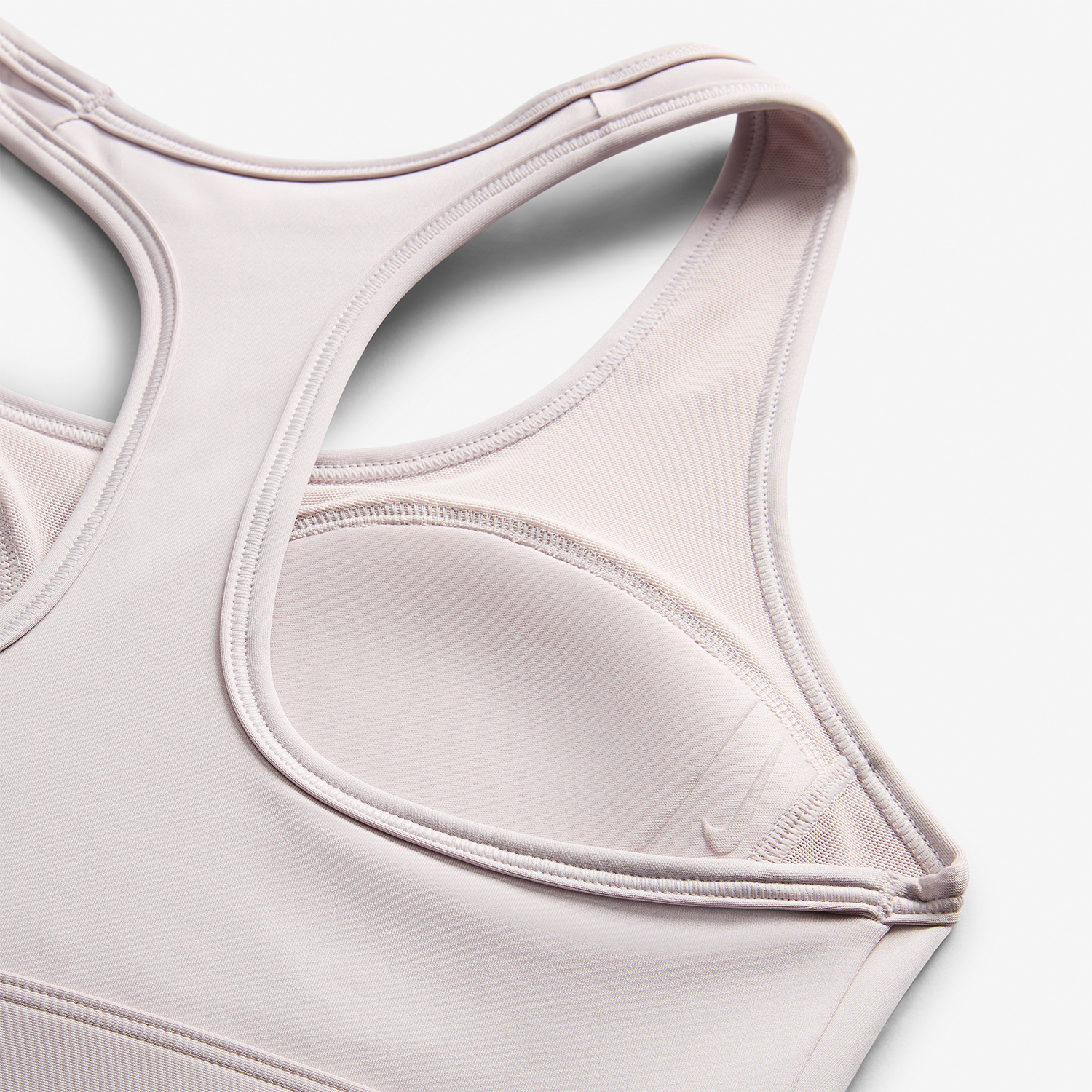Nike Swoosh Dri-FIT Reggiseno Sportivo Platinum Violet/White