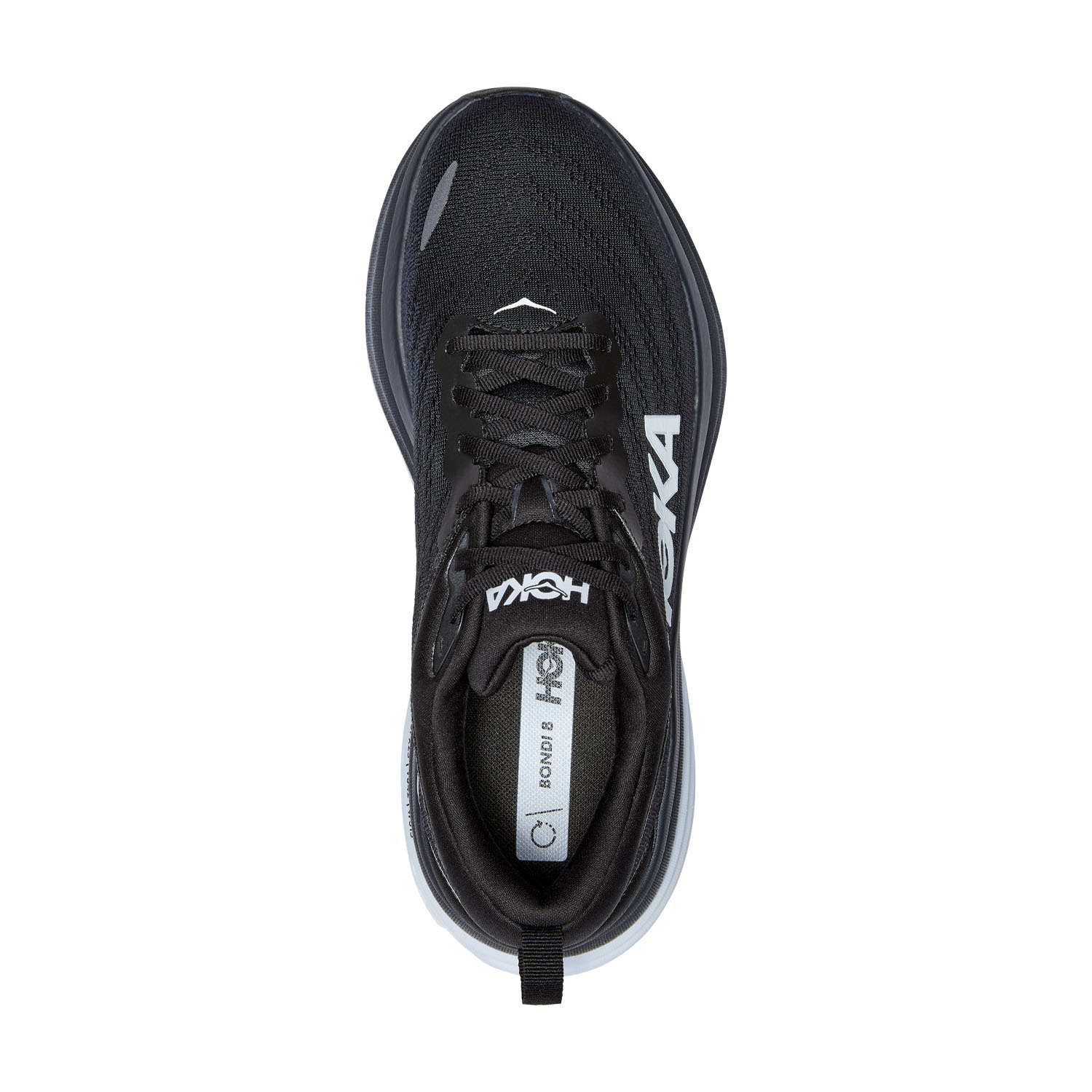 Hoka Bondi 8 Wide Black/White