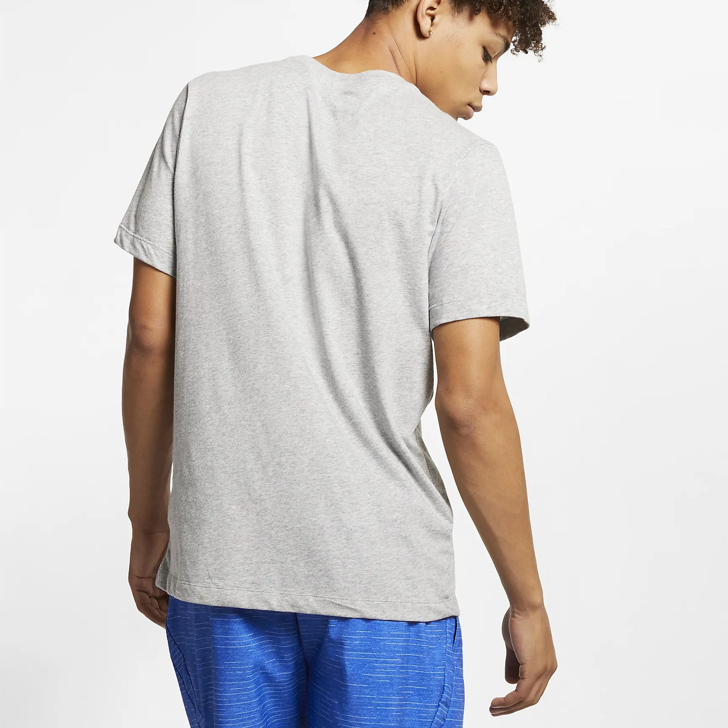 Nike Dri-FIT Swoosh Logo Maglietta Grey/Black