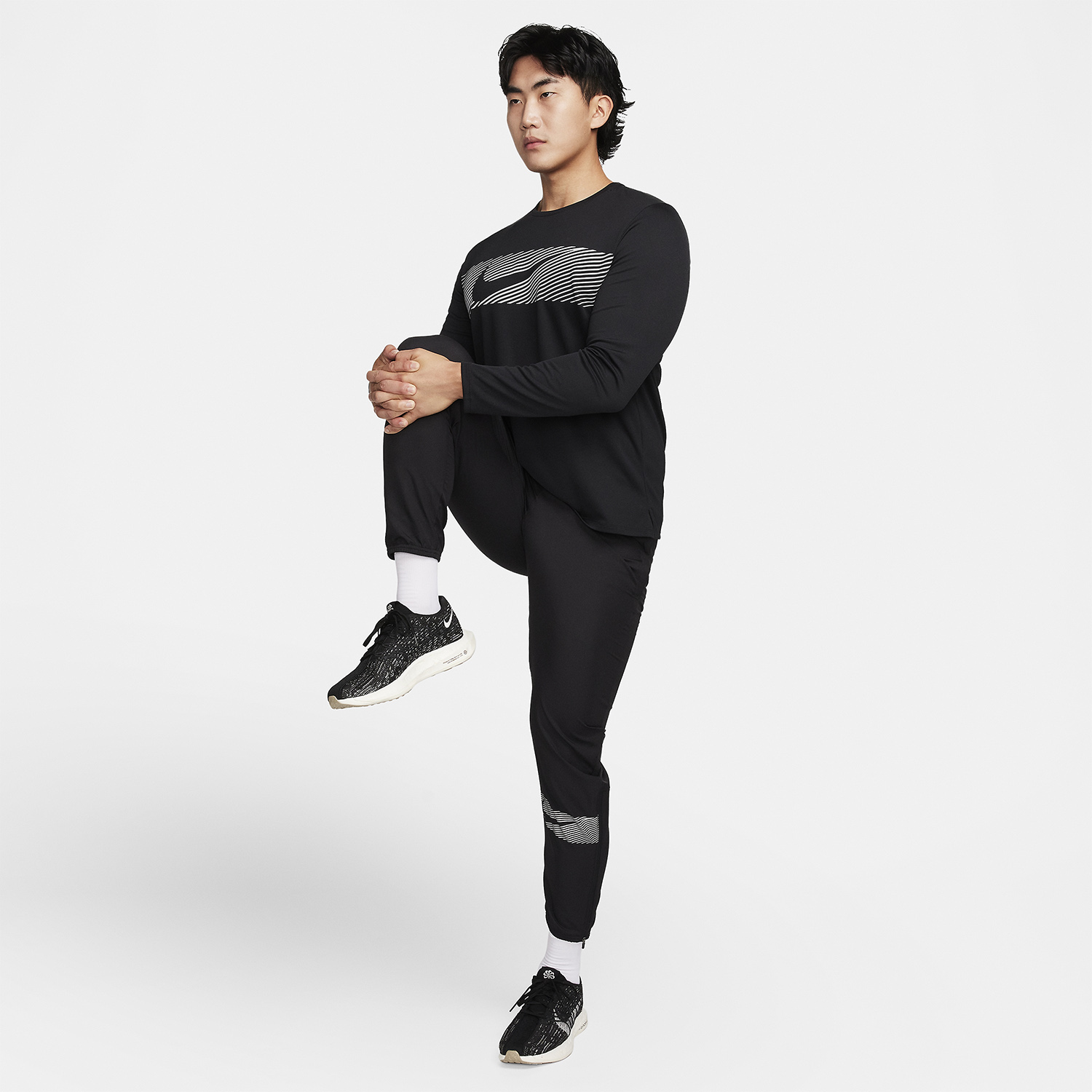 Nike Challenger Flash Pantaloni Black/Reflective Silver
