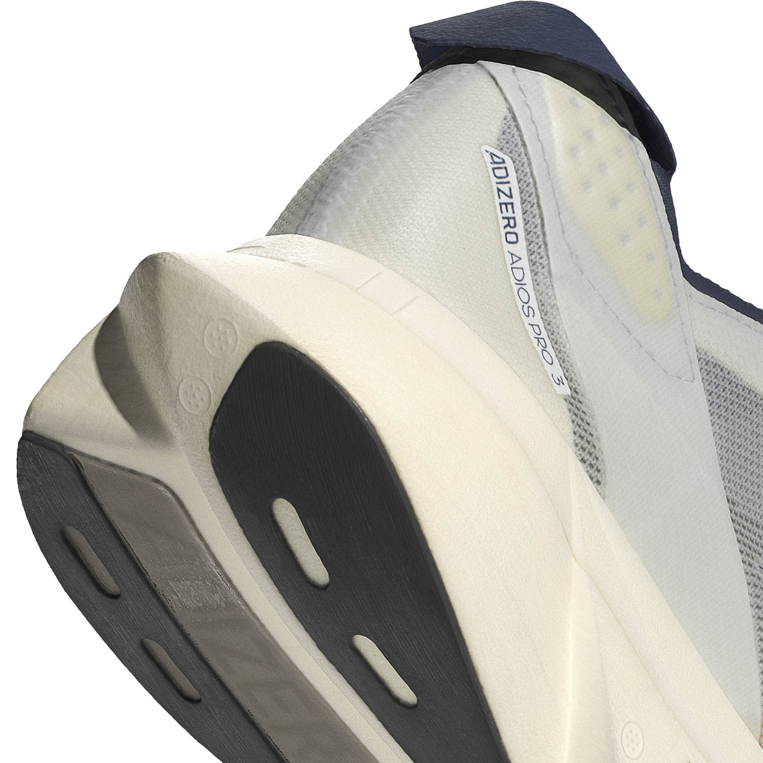 adidas adizero Adios Pro 3 Cloud White/Dark Blue/Gold Metallic