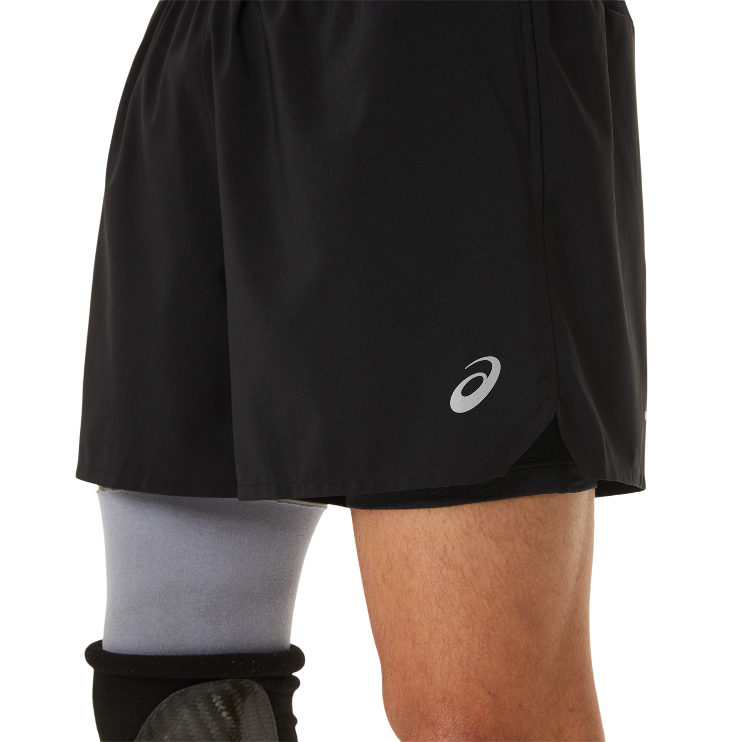 Asics Road 2 in 1 5in Pantaloncini Performance Black