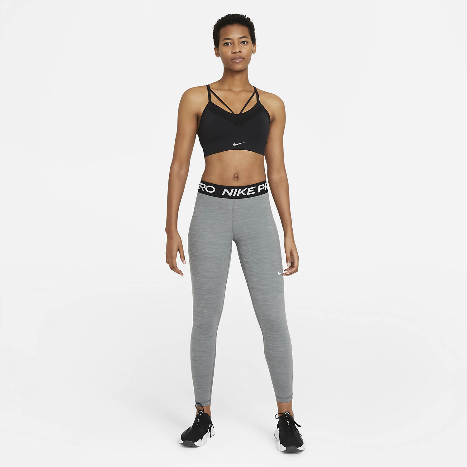 Nike Pro 365 Tights Smoke Grey Heather/Black/White