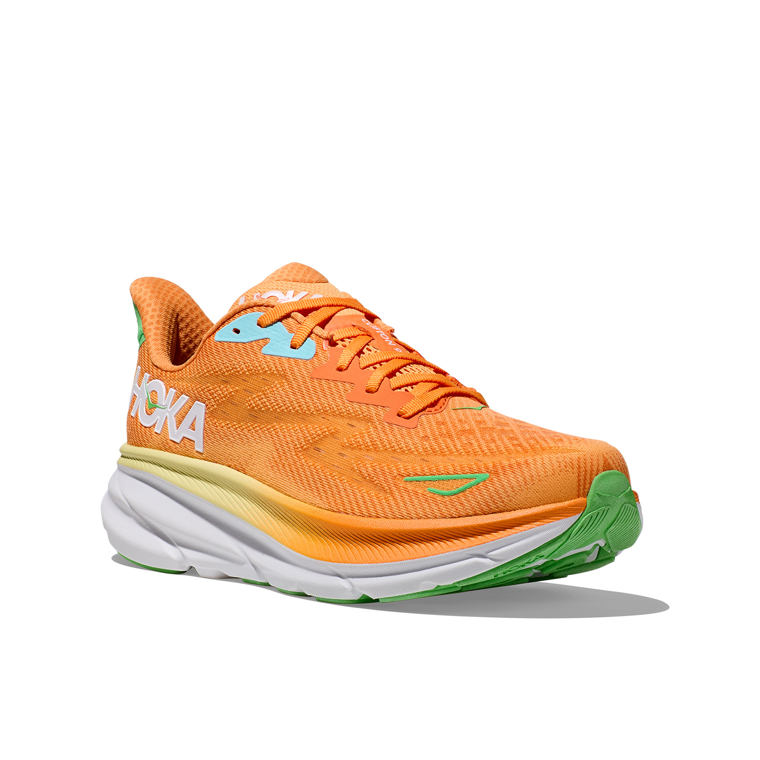 Hoka Clifton 9 Wide Solar Flare/Sherbet
