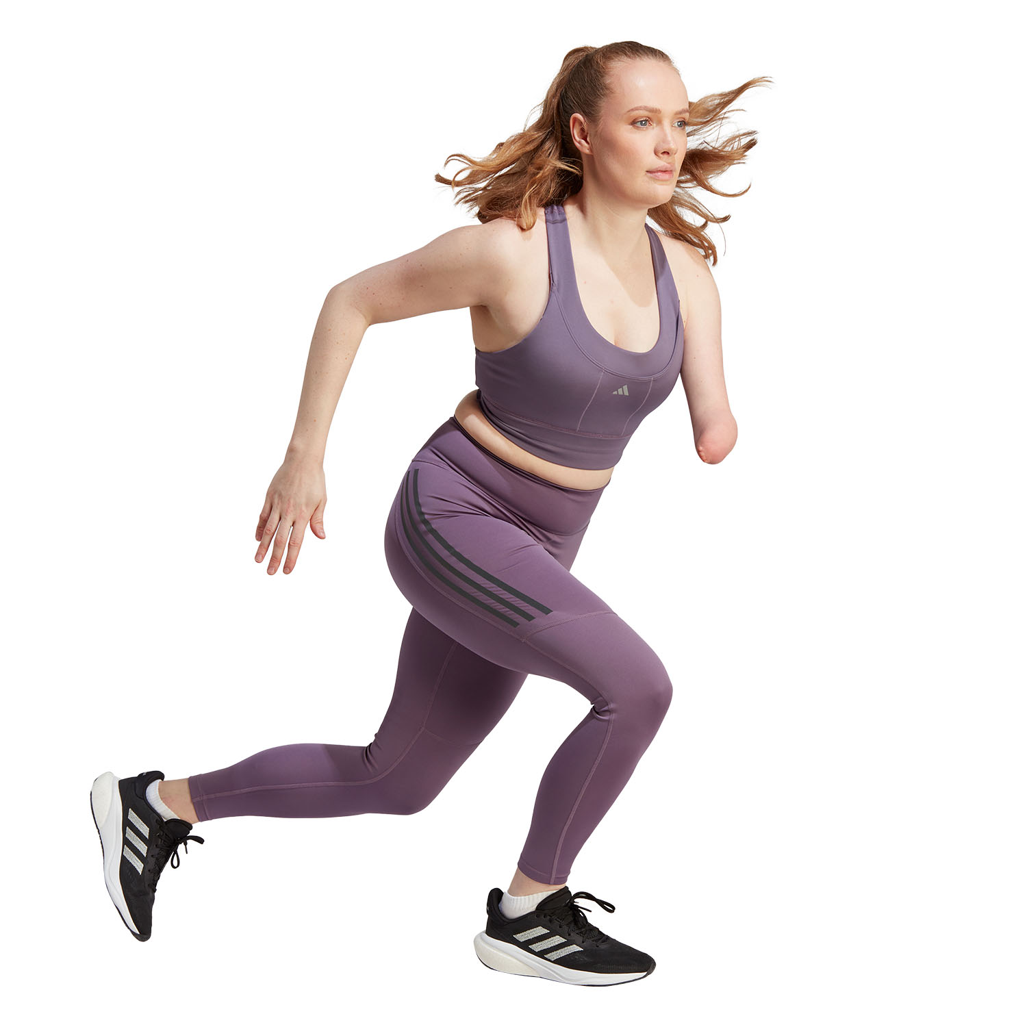 adidas Dailyrun 3S 7/8 Tights Shadow Violet