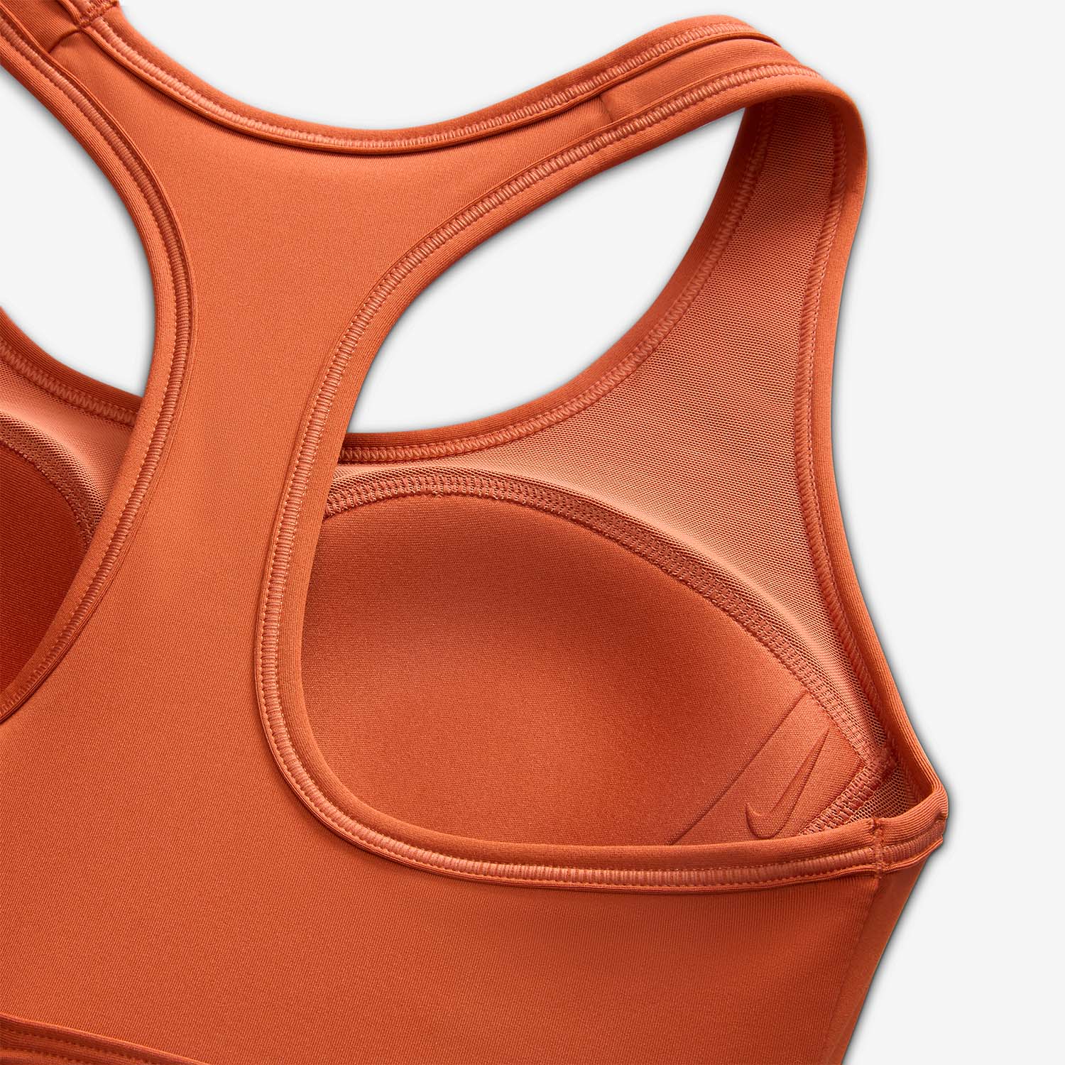 Nike Swoosh Dri-FIT Reggiseno Sportivo Burnt Sunrise/White