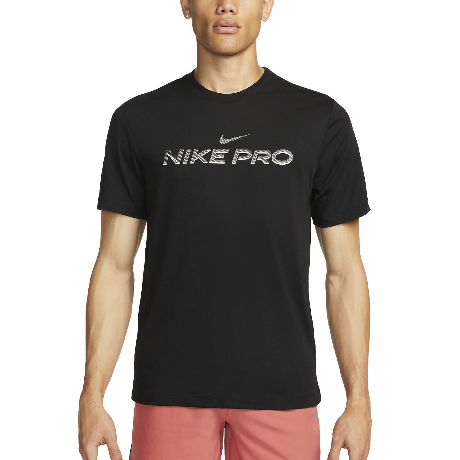 Nike Pro Fitness Maglietta Black