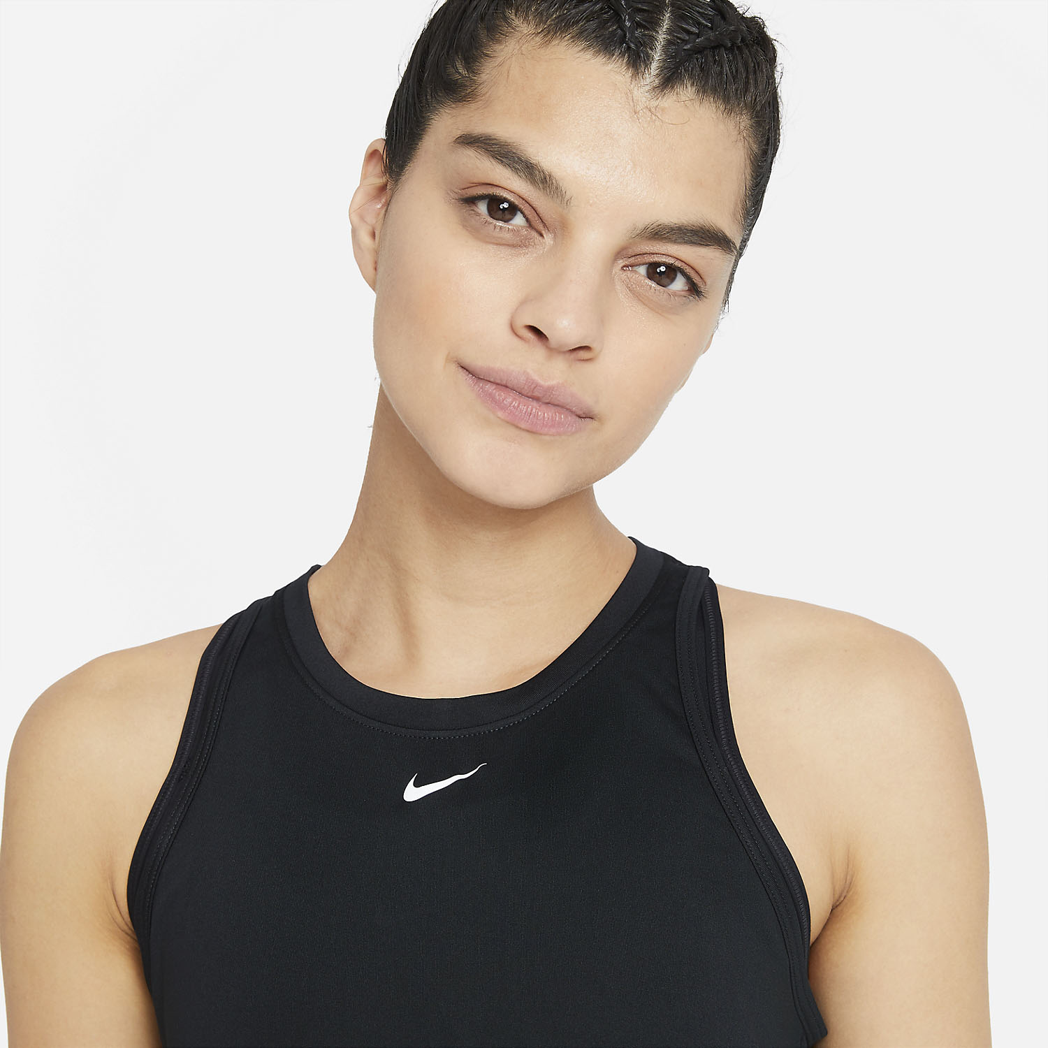 Nike Dri-FIT One Canotta Black/White