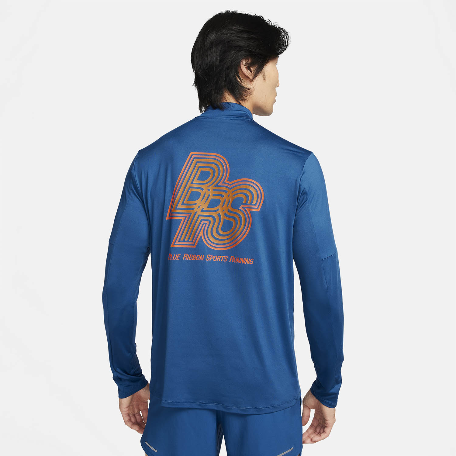 Nike Dri-FIT Element Energy BRS Maglia Court Blue/Safety Orange