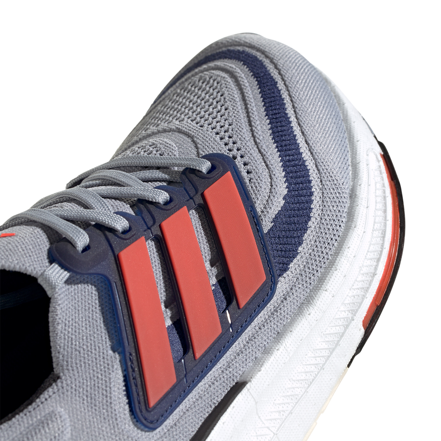 adidas Ultraboost Light Halo Silver/Solar Red/Dark Blue