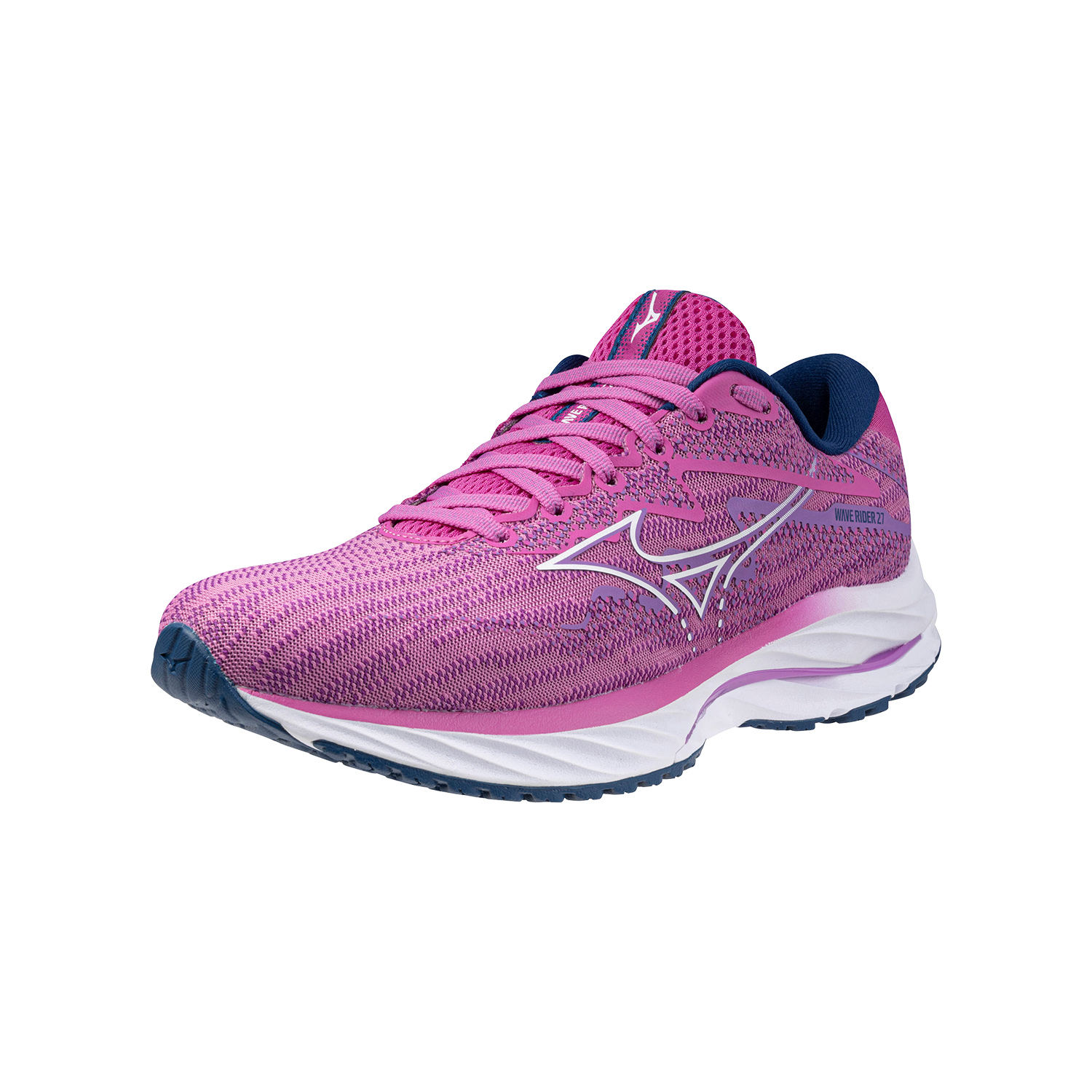 Mizuno Wave Rider 27 Rosebud/White/Navy Peon