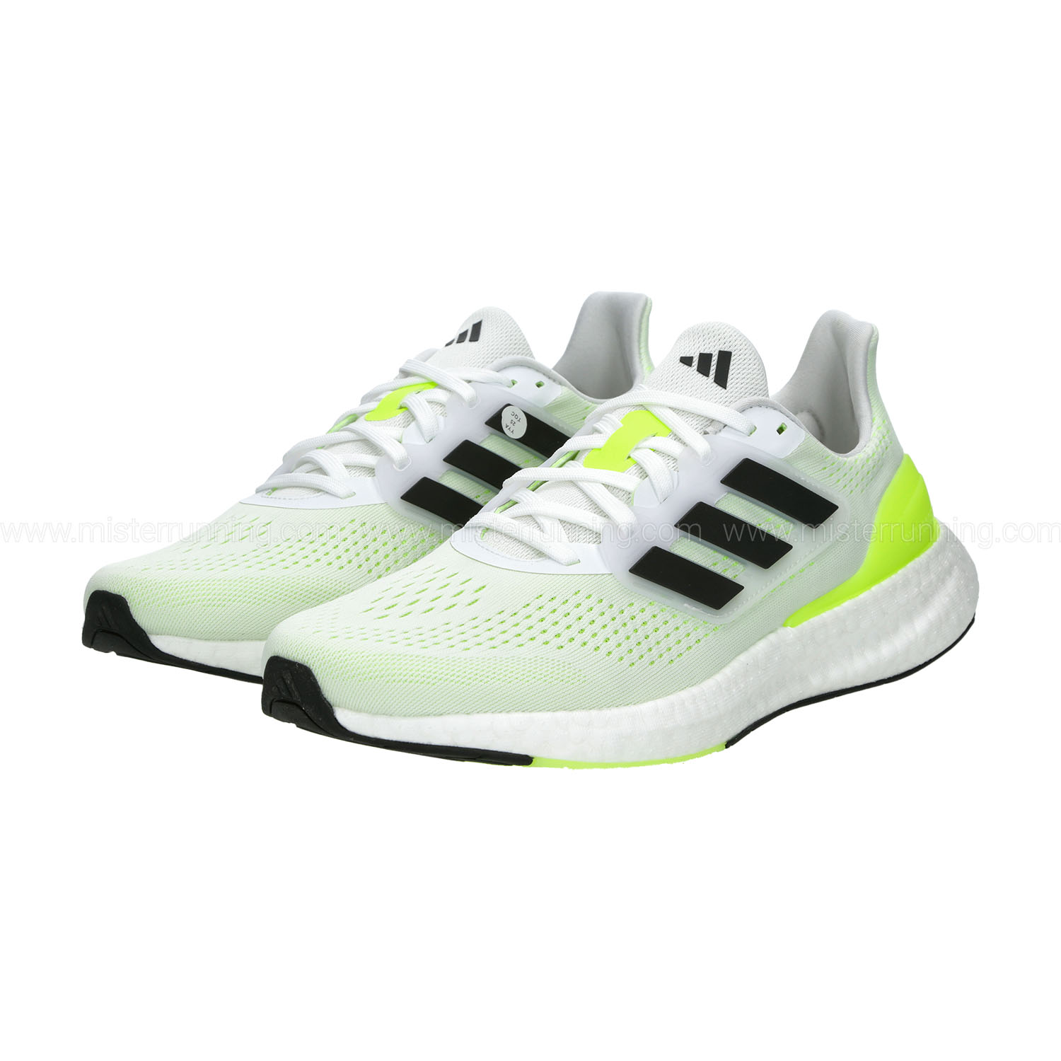 adidas Pureboost 23 Cloud White/Core Black/Lucid Lemon