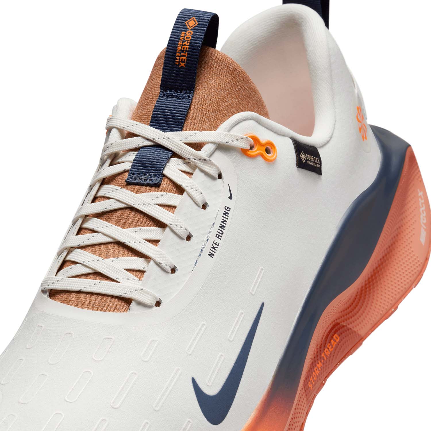 Nike InfinityRN 4 GTX Sail/Thunder Blue/Total Orange