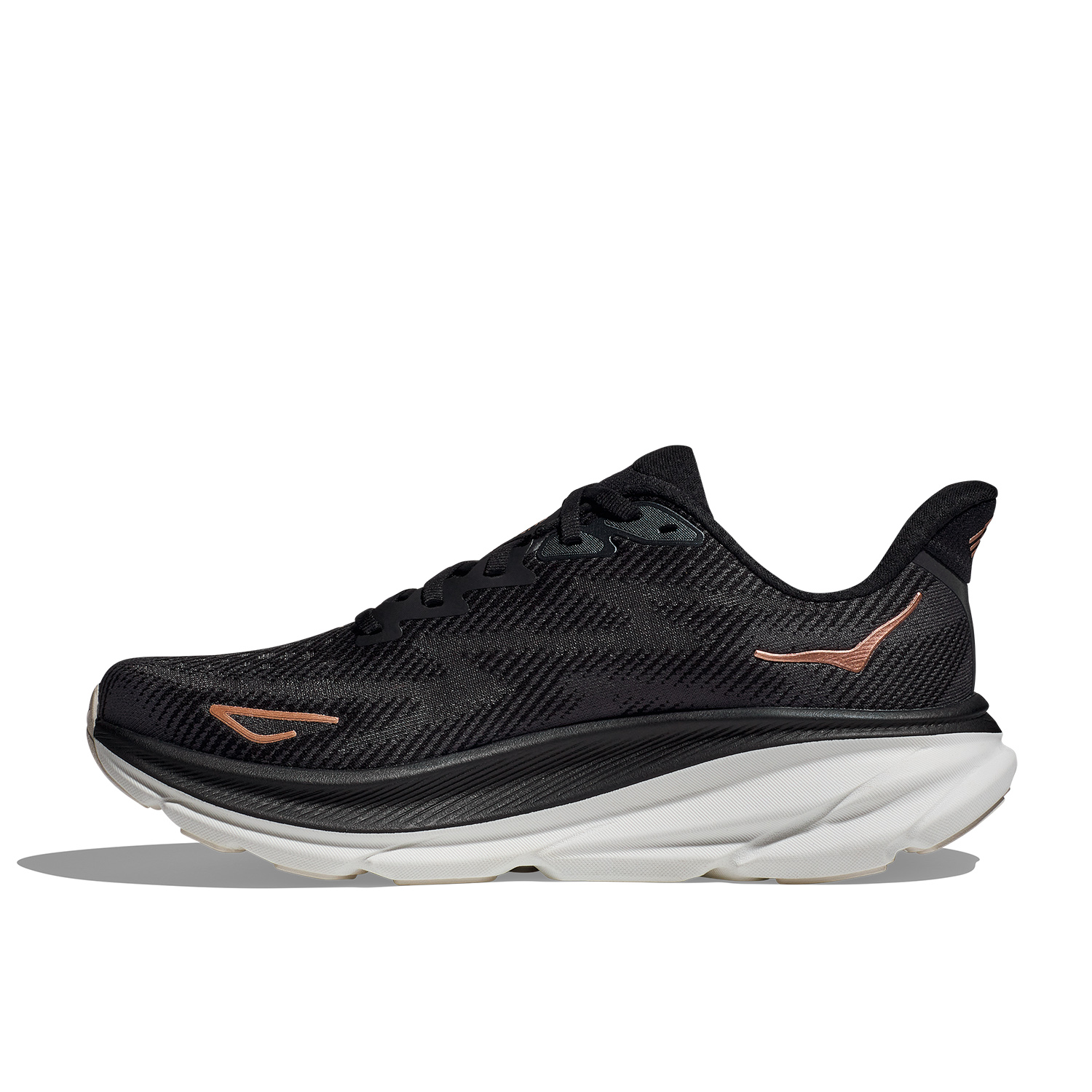 Hoka Clifton 9 Black/Rose Gold