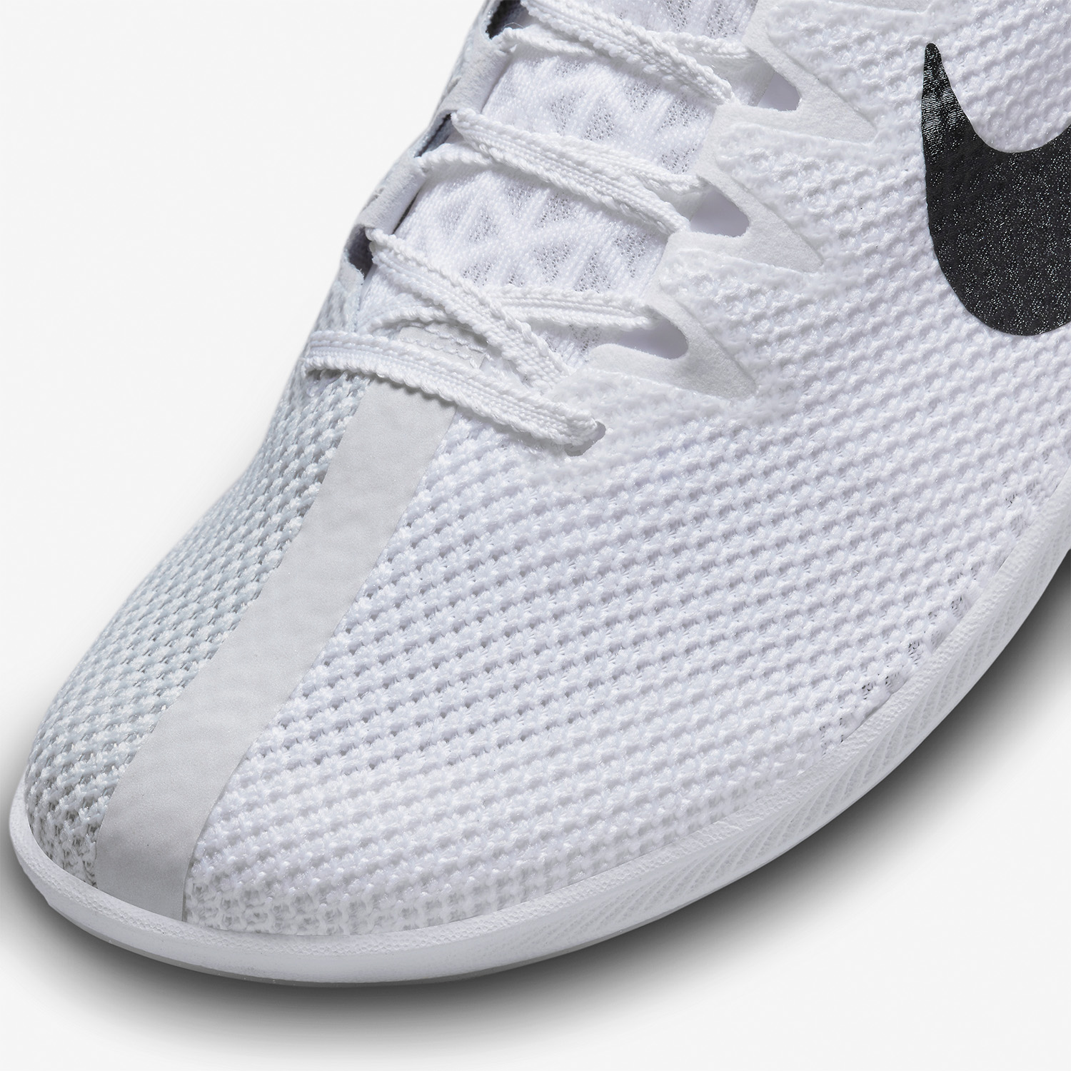 Nike Zoom Rival Distance White/Black/Metallic Silver