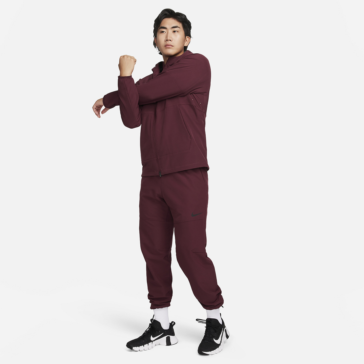 Nike Flex Vent Max Pantaloni Night Maroon/Black
