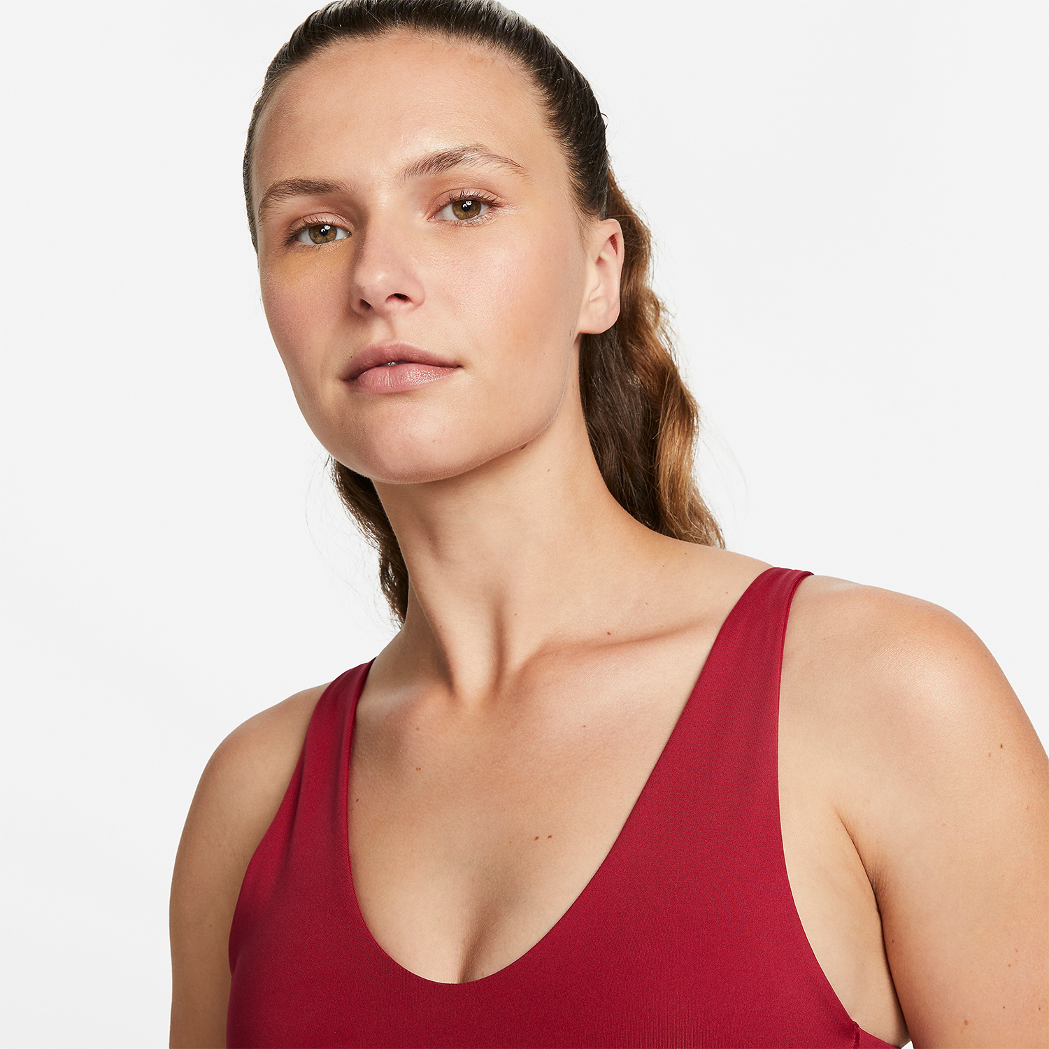 Nike Dri-FIT Indy Reggiseno Sportivo Noble Red/Red Stardust