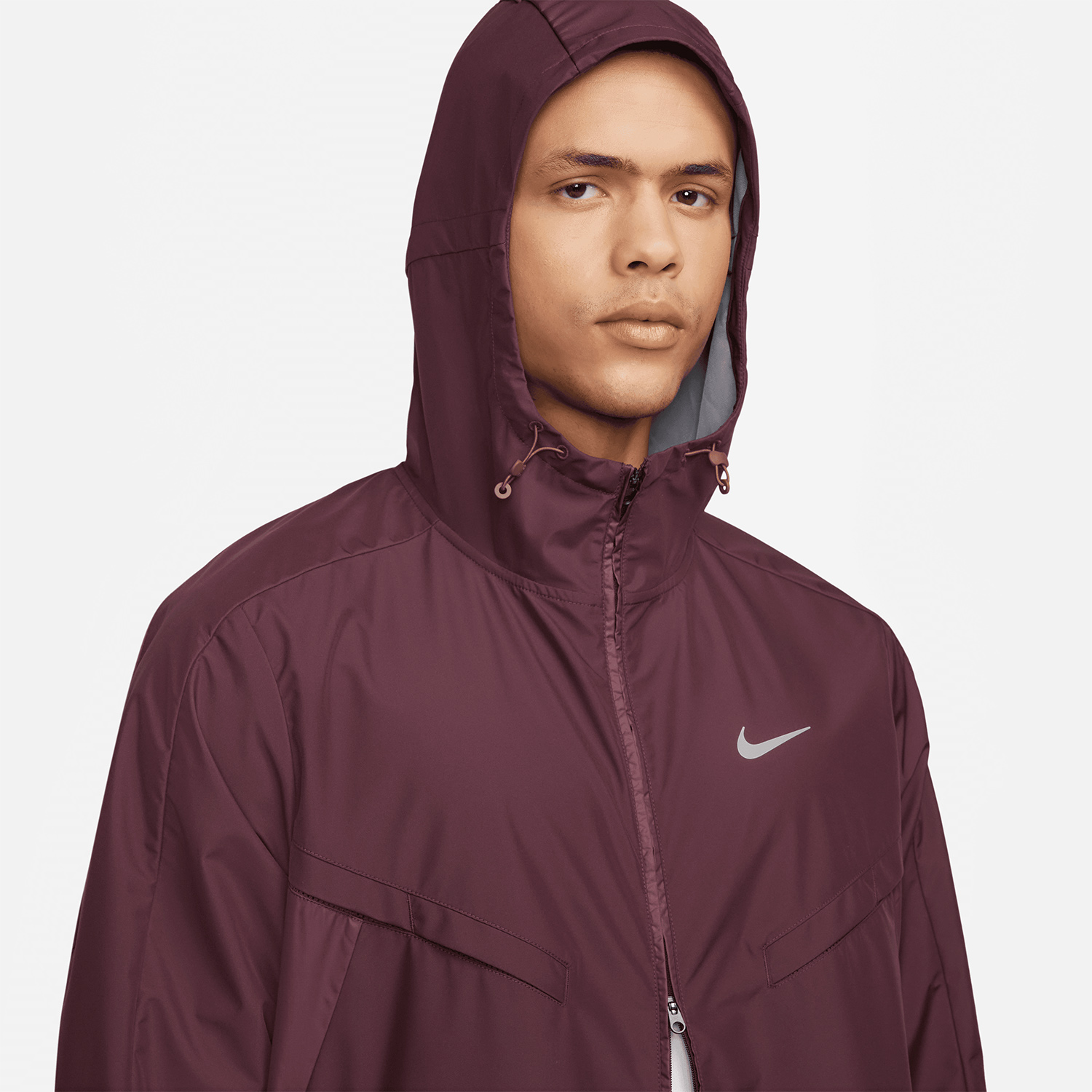 Nike Storm-FIT Windrunner Giacca Night Maroon/Cedar/Reflective Silver