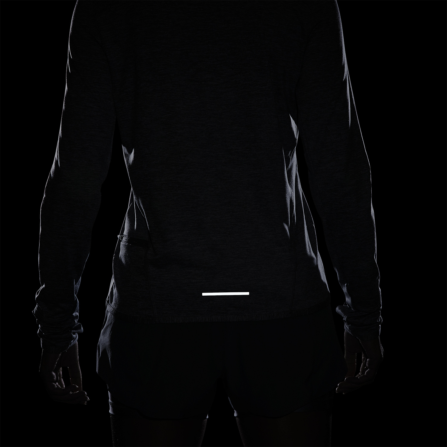 Nike Dri-FIT Swift Element UV Maglia Smoke Grey/Reflective Silver