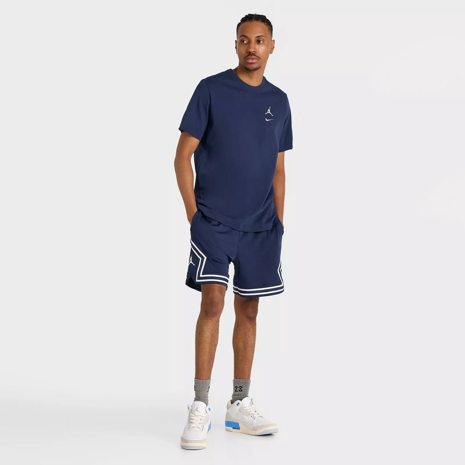 Men's Jordan Sport Dri-FIT Mesh Diamond Shorts