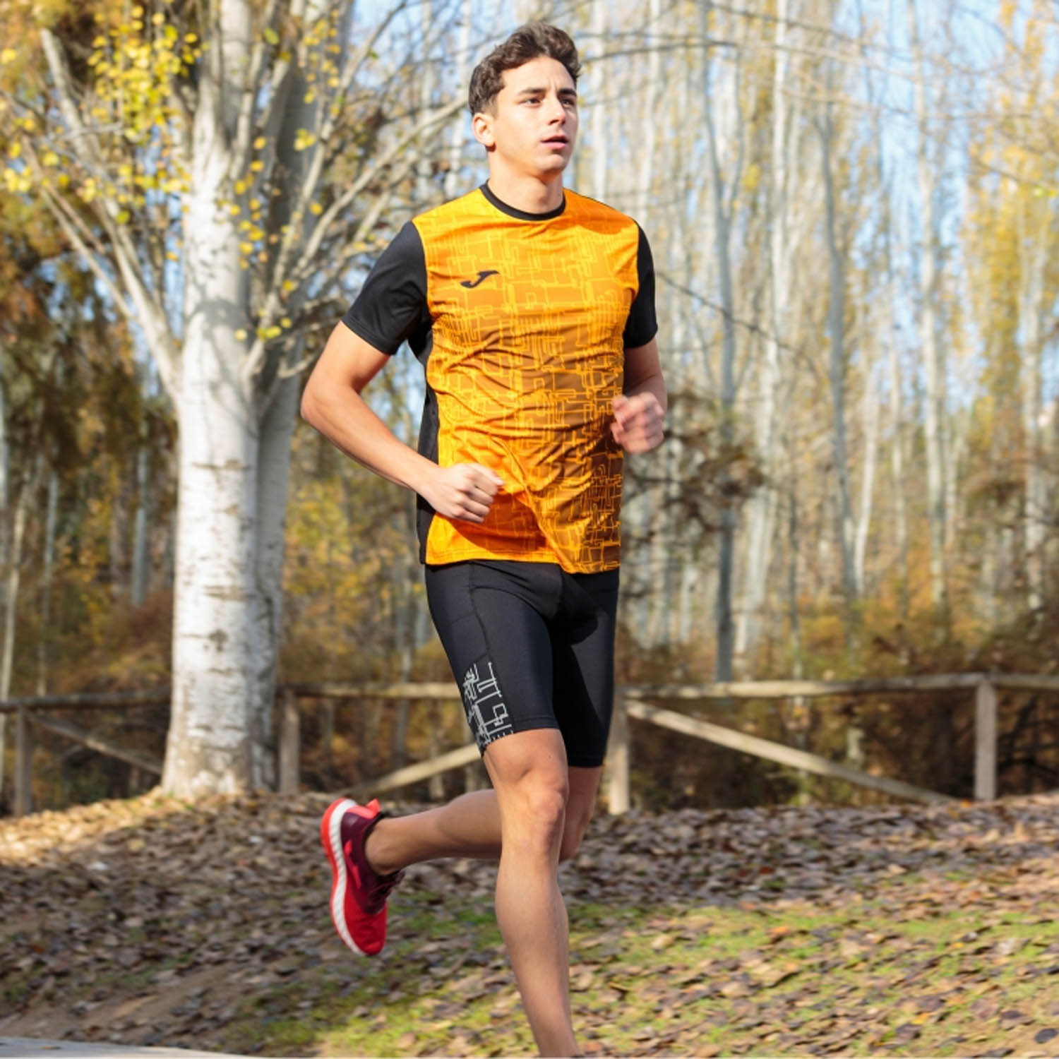 Joma Elite VIII Maglietta Black/Orange