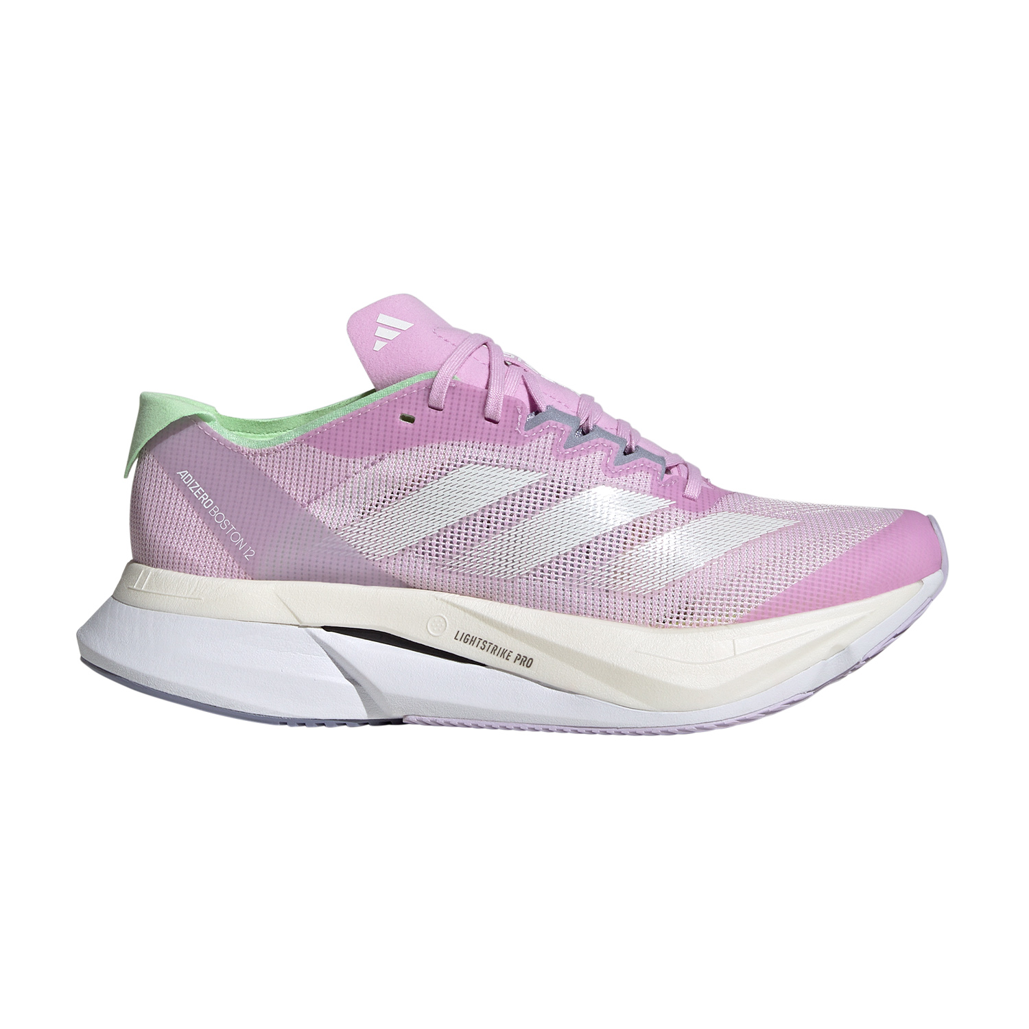 adidas adizero Boston 12 Bliss Lilac/Zero Metallic/Semi Green Spark